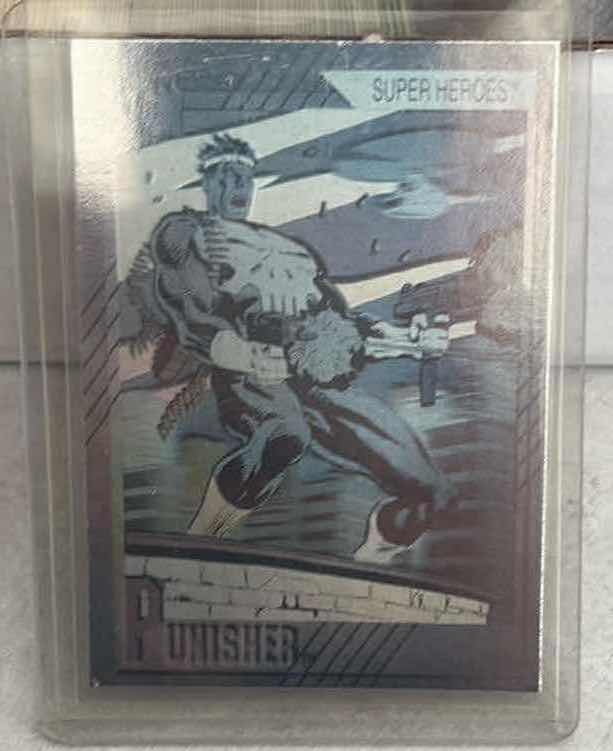 Photo 1 of MARVEL IMPEL TRADING CARD HOLOGRAPHIC “ PUNISHER “ SERIES II CARD #H-3