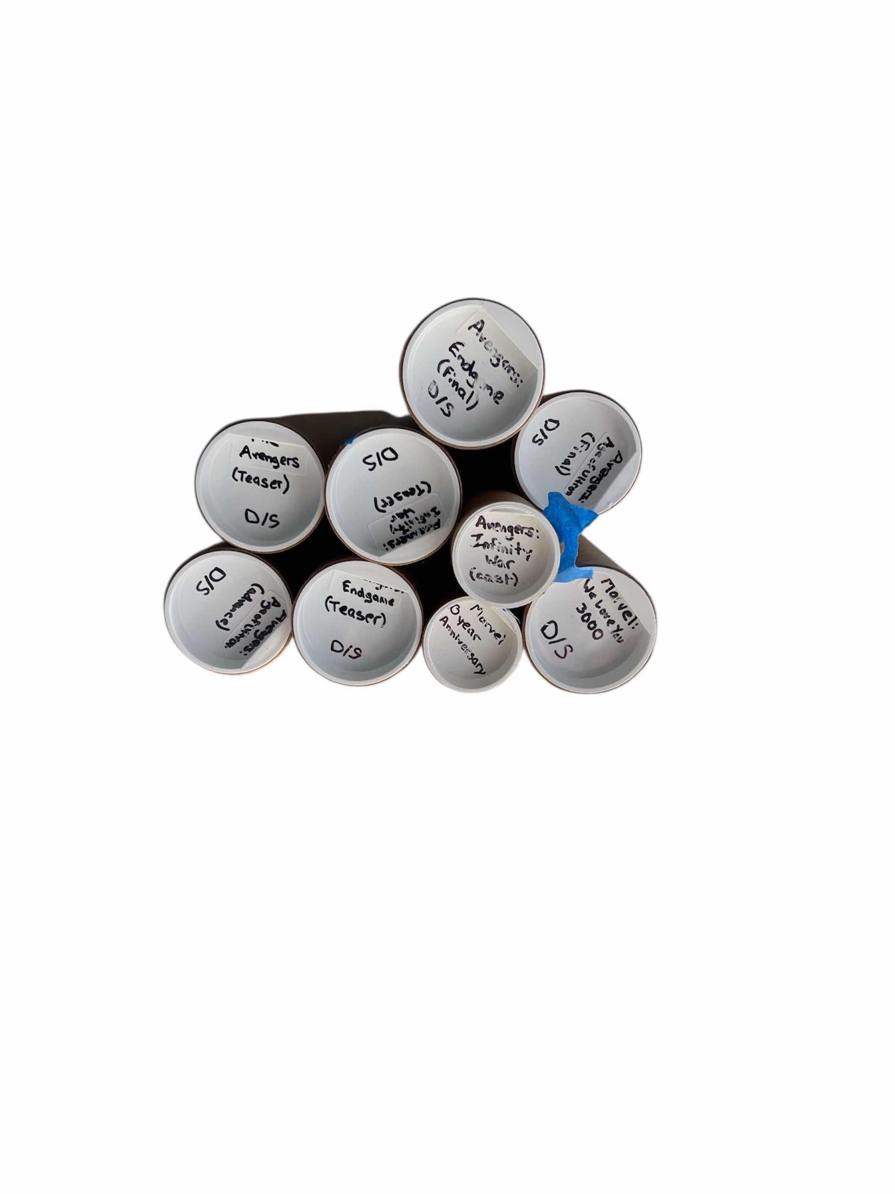 Photo 1 of 9-FEATURE MOVIE POSTERS IN CARDBOARD TUBES-VARIOUS TITLES & PRODUCTION COMPANIES (SEE NOTES FOR DETAILS) 27"X40"