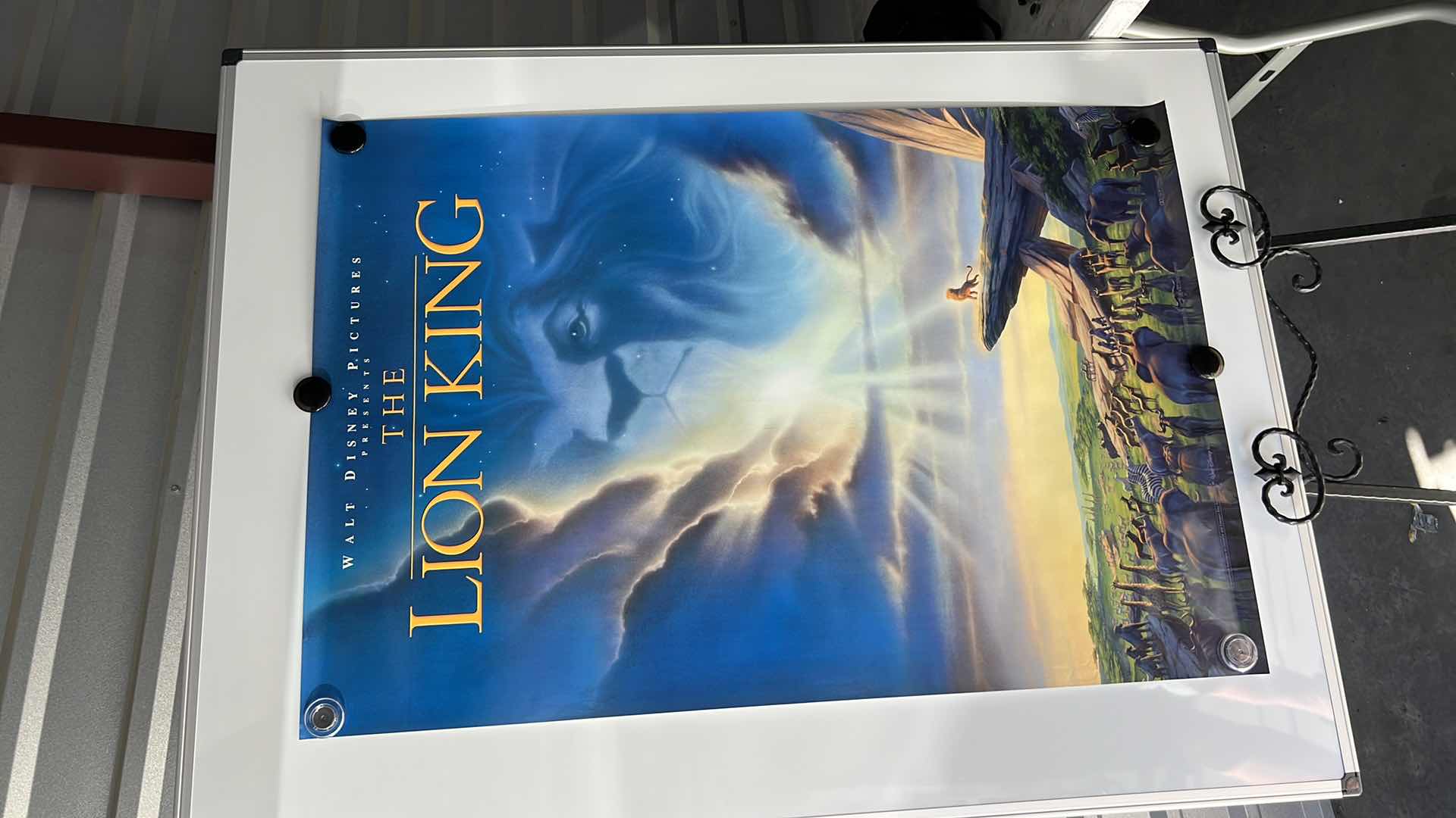 Photo 1 of DISNEY THE LION KING ORIGINAL MOVIE POSTER IN CARDBOARD TUBE 27”W X 40”H