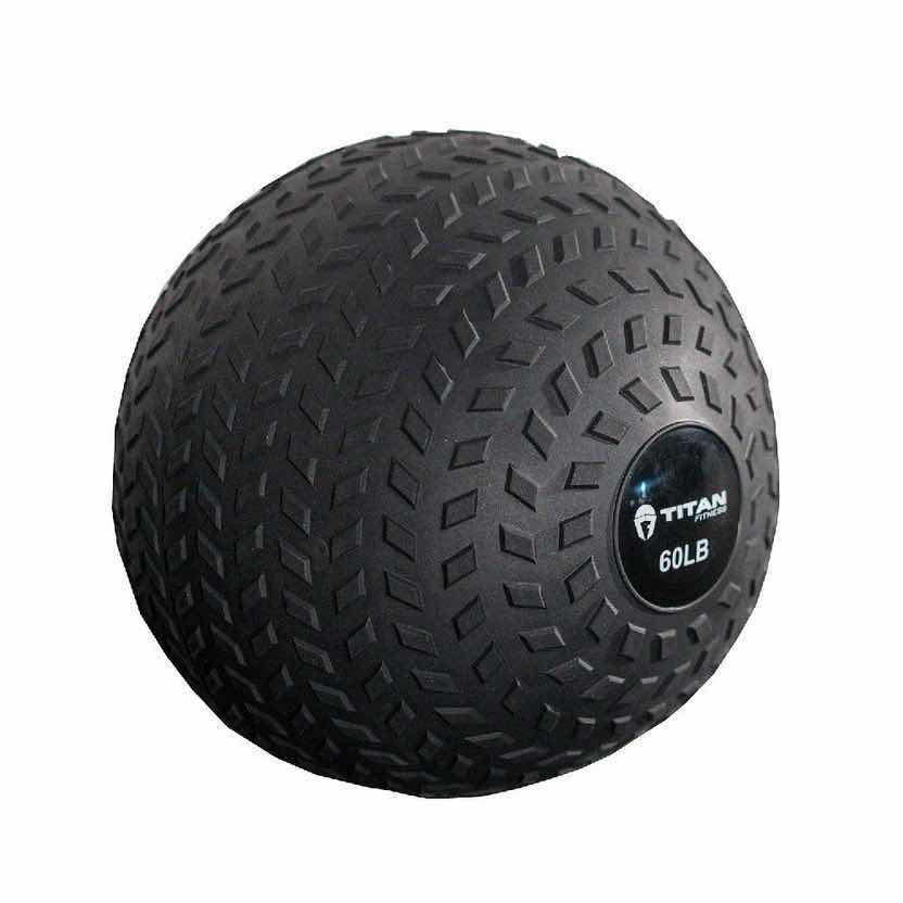 Photo 1 of NEW IN BOX 70 LB BLACK WORKOUT SLAM BALL FROM LIVING FIT