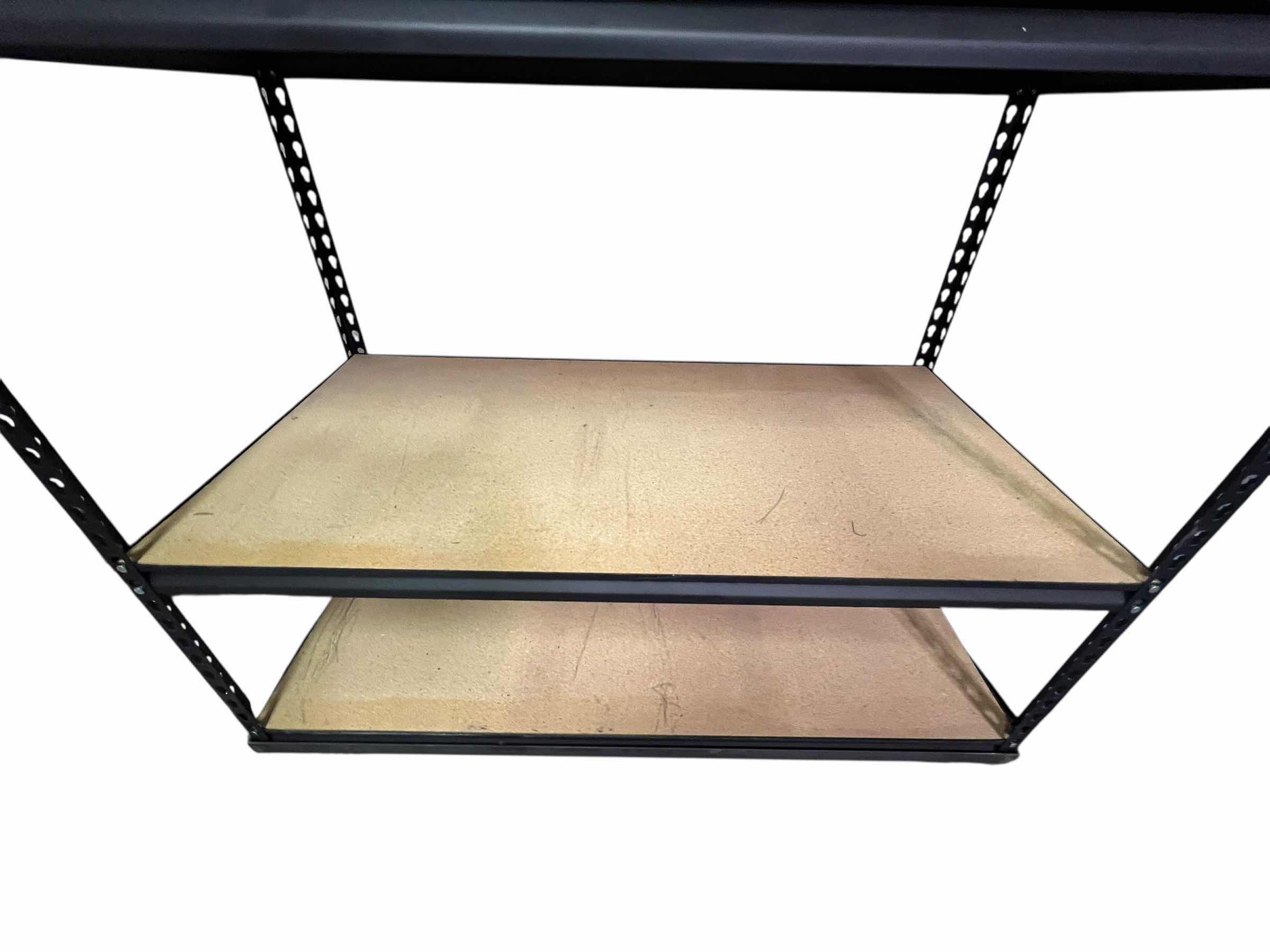 Photo 1 of METAL GARAGE SHELVING SYSTEM ON CASTORS WITH 5 ADJUSTABLE SHELVES 78”H X 24”D X 48”W