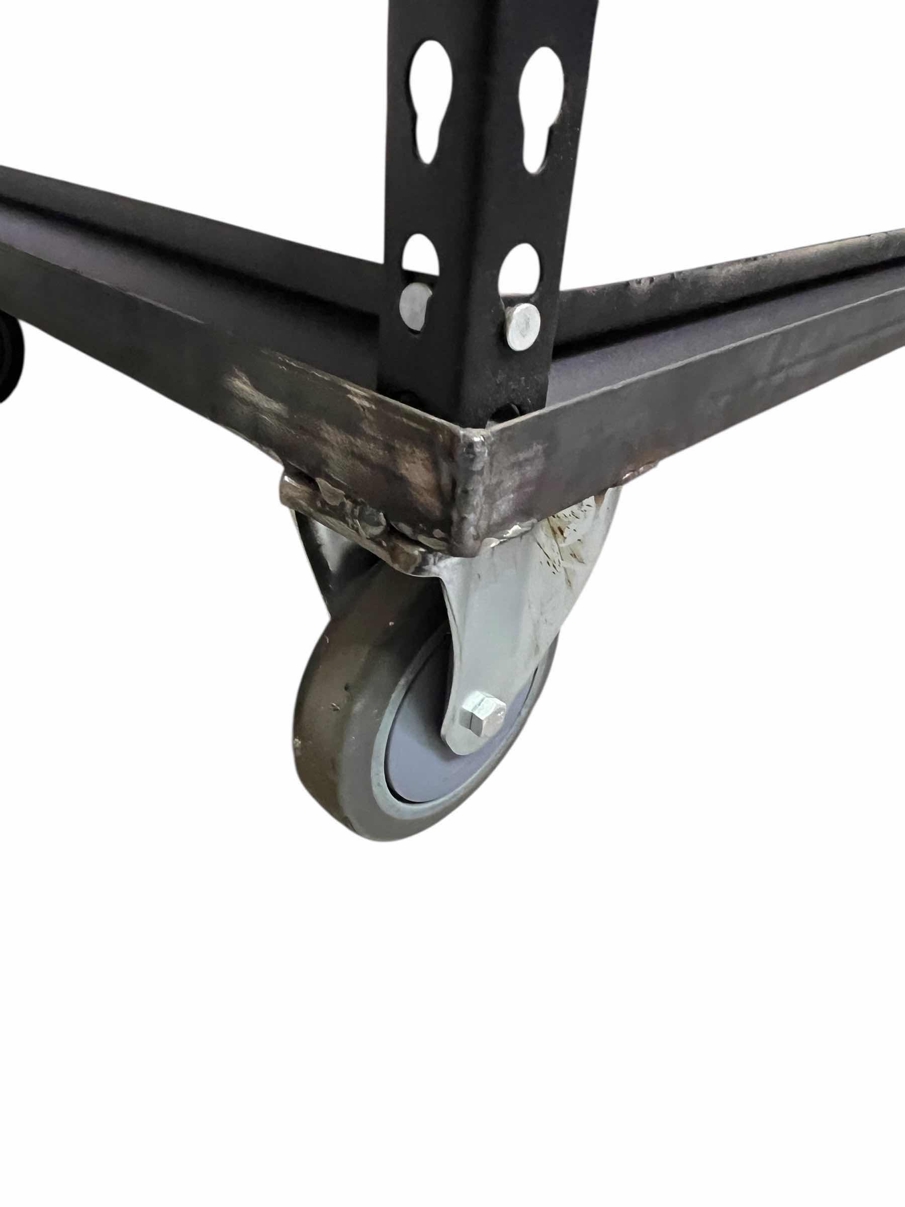 Photo 1 of METAL GARAGE SHELVING SYSTEM ON CASTORS WITH 5 ADJUSTABLE SHELVES 78”H X 24”D X 48”W