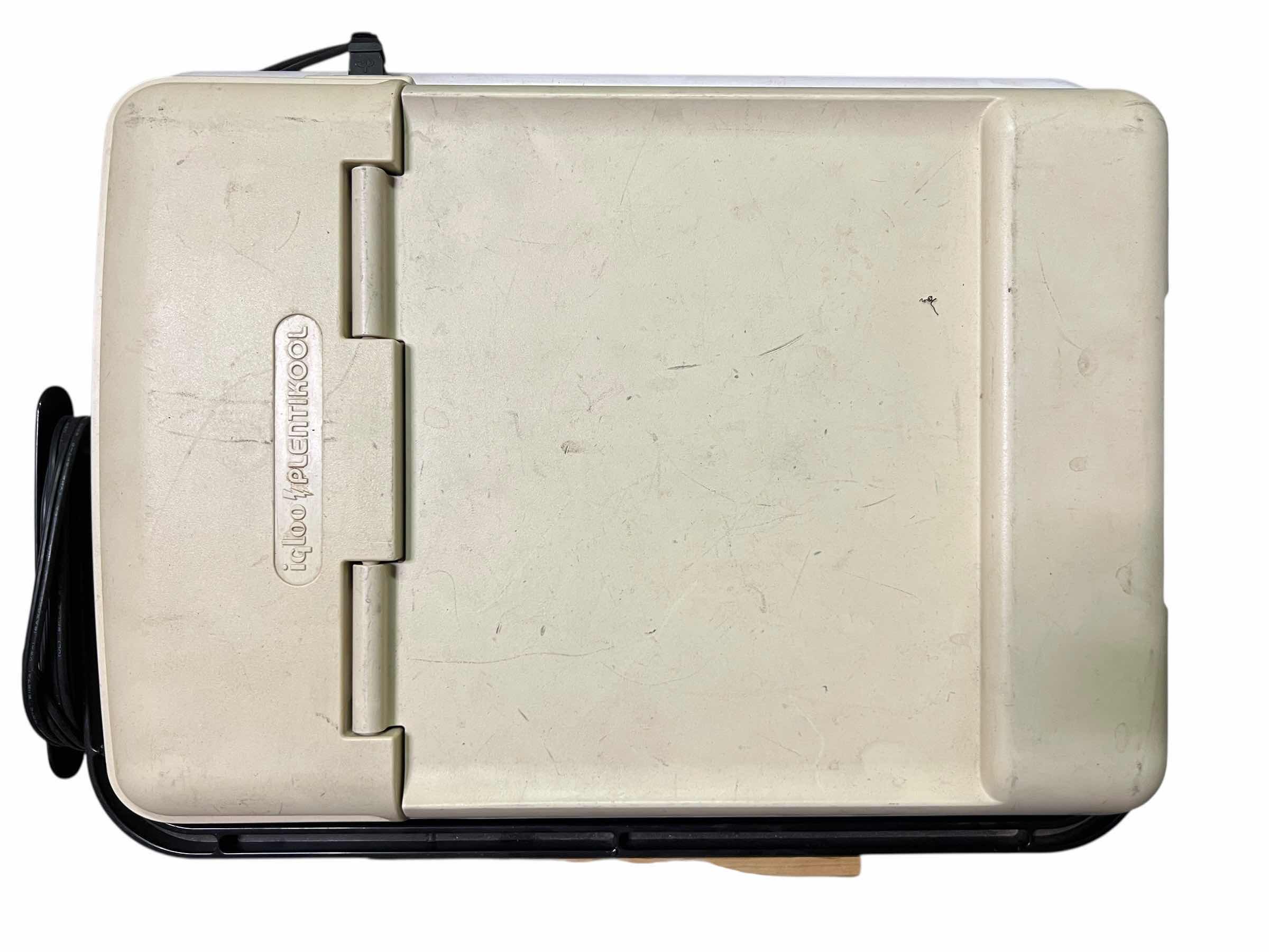 Photo 1 of IGLOO PLENTICOOL PLUG IN COOLER WITH CORD 12”H X 19”L X 12”W