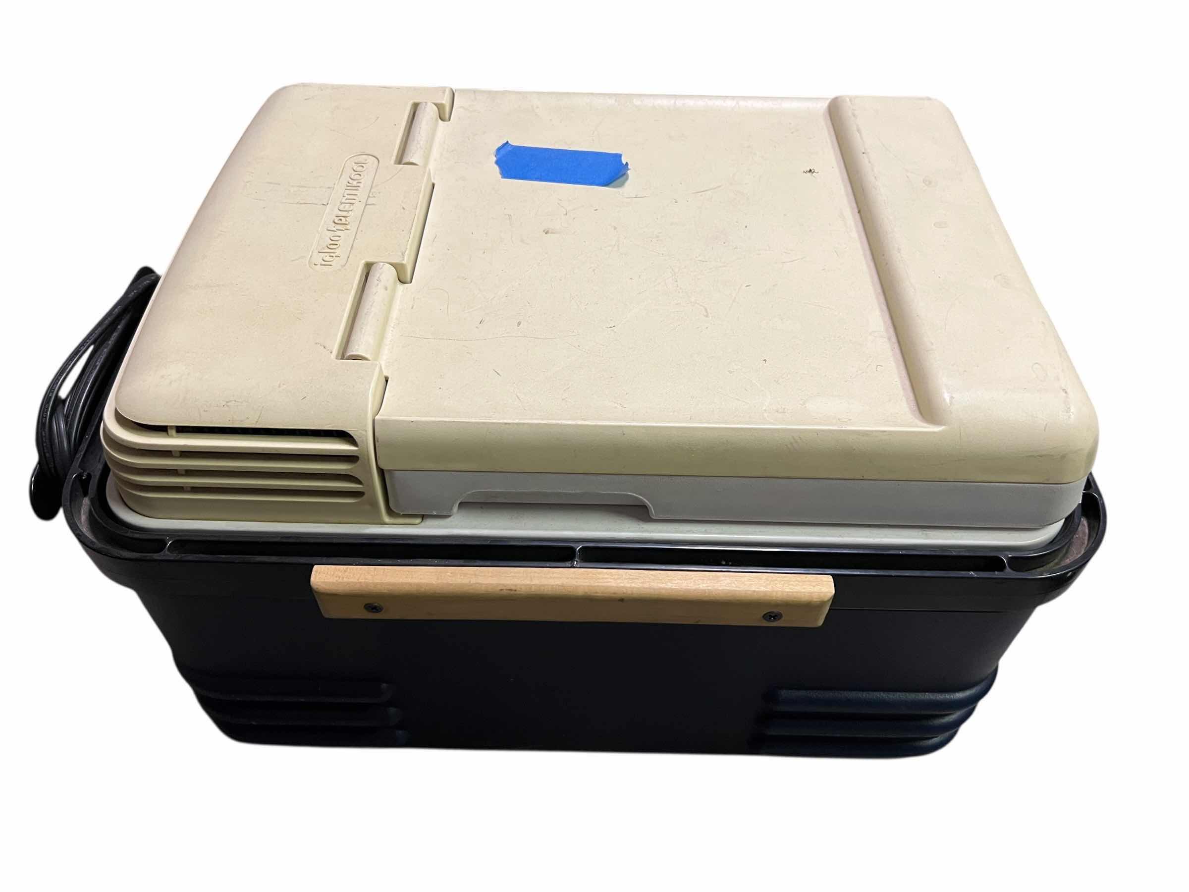 Photo 1 of IGLOO PLENTICOOL PLUG IN COOLER WITH CORD 12”H X 19”L X 12”W