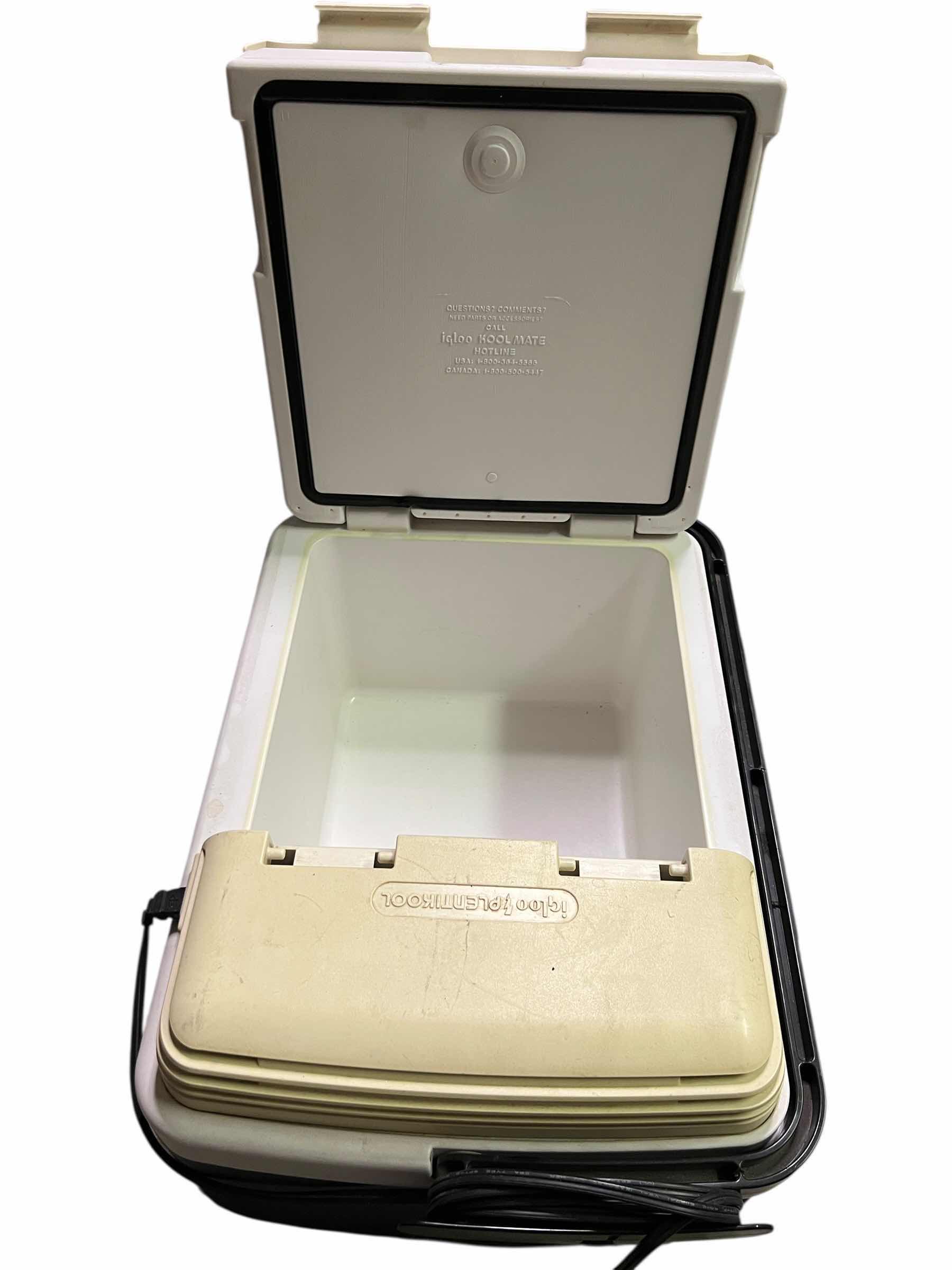 Photo 1 of IGLOO PLENTICOOL PLUG IN COOLER WITH CORD 12”H X 19”L X 12”W