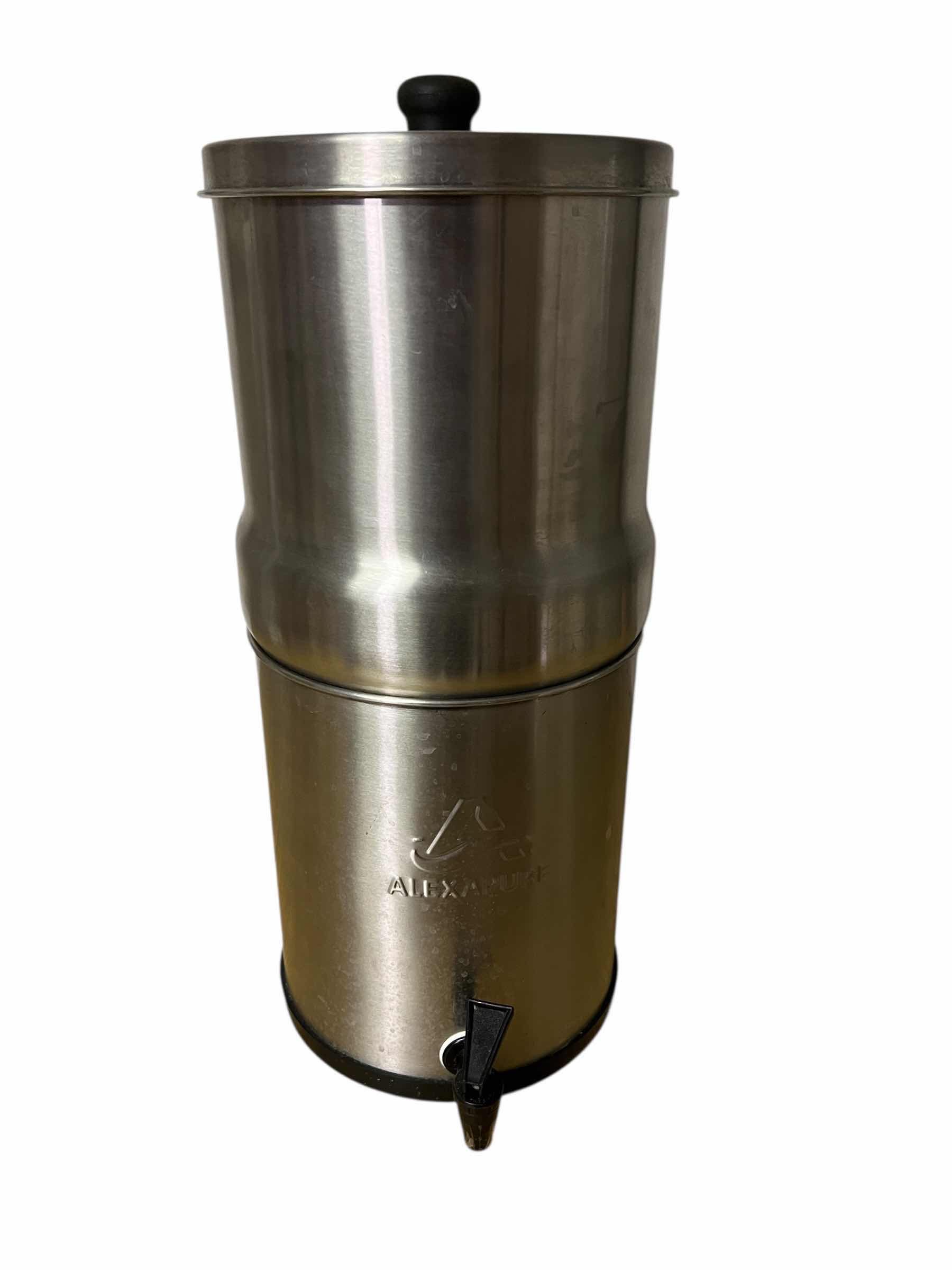 Photo 1 of ALEXAPURE WATER FILTRATION SYSTEM 19.5”H X 8.5” DIAMETER