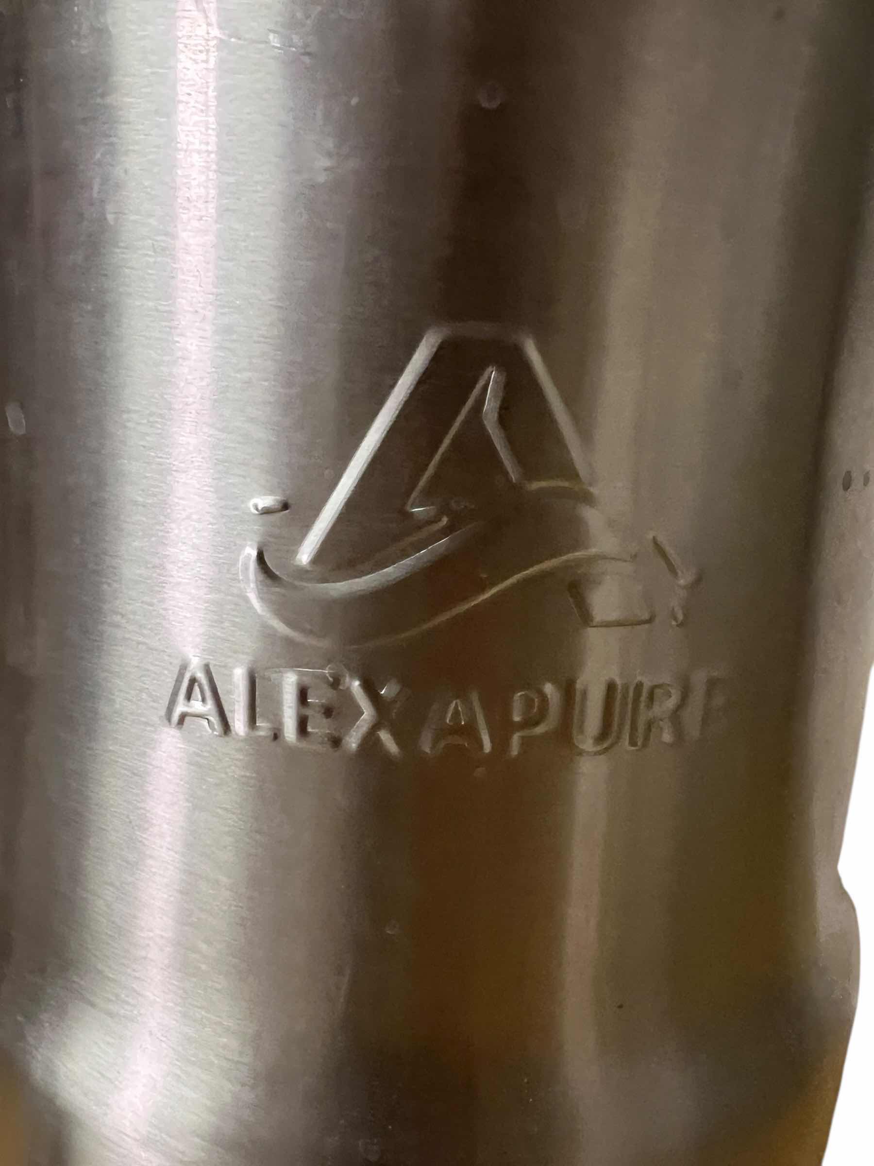 Photo 1 of ALEXAPURE WATER FILTRATION SYSTEM 19.5”H X 8.5” DIAMETER