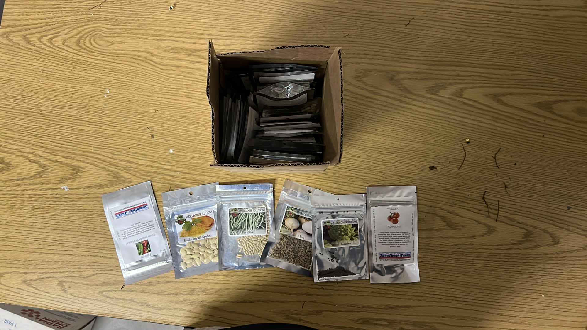 Photo 1 of ASSORTED BOX OF SEEDS
