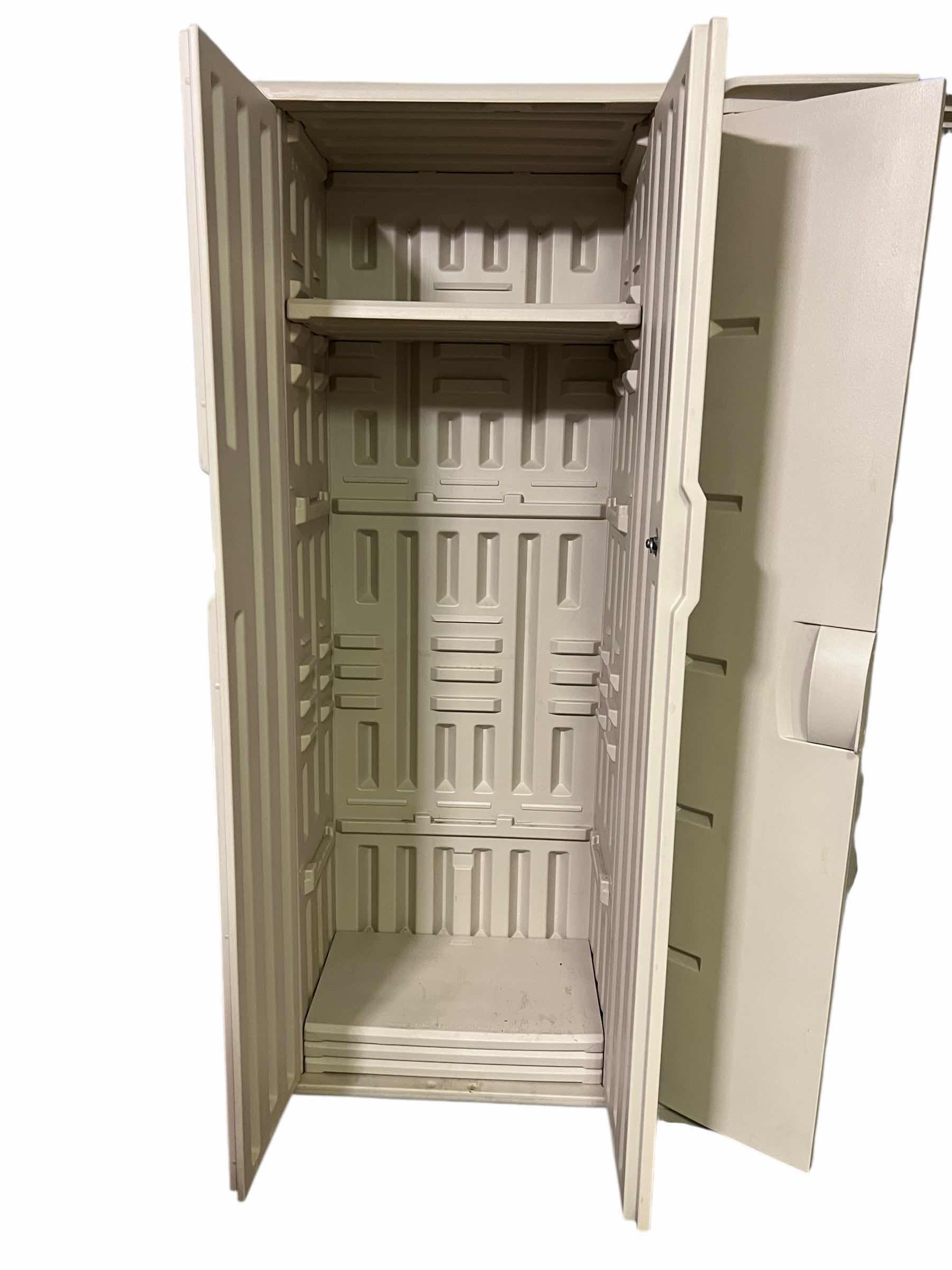 Photo 1 of PLASTIC GARAGE CABINET SYSTEM WITH 4 REMOVABLE AND ADJUSTABLE SHELVES 24”W X 16”D X 68”H