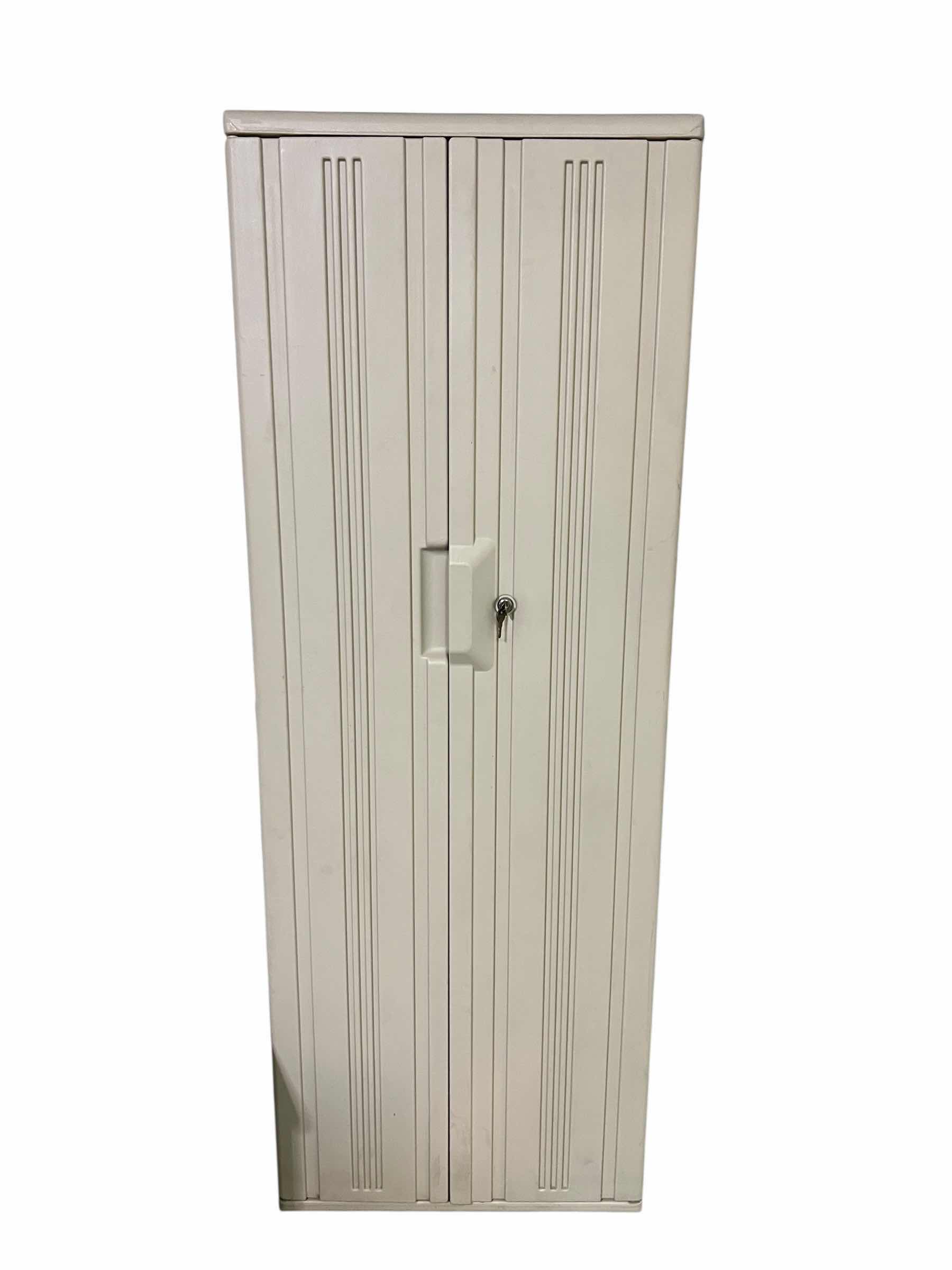 Photo 1 of PLASTIC GARAGE CABINET SYSTEM WITH 4 REMOVABLE AND ADJUSTABLE SHELVES 24”W X 16”D X 68”H