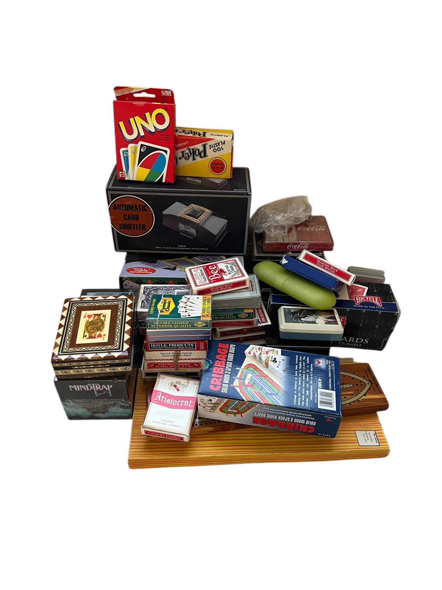 Photo 1 of ASSORTMENT OF GAMES AND PLAYING CARDS