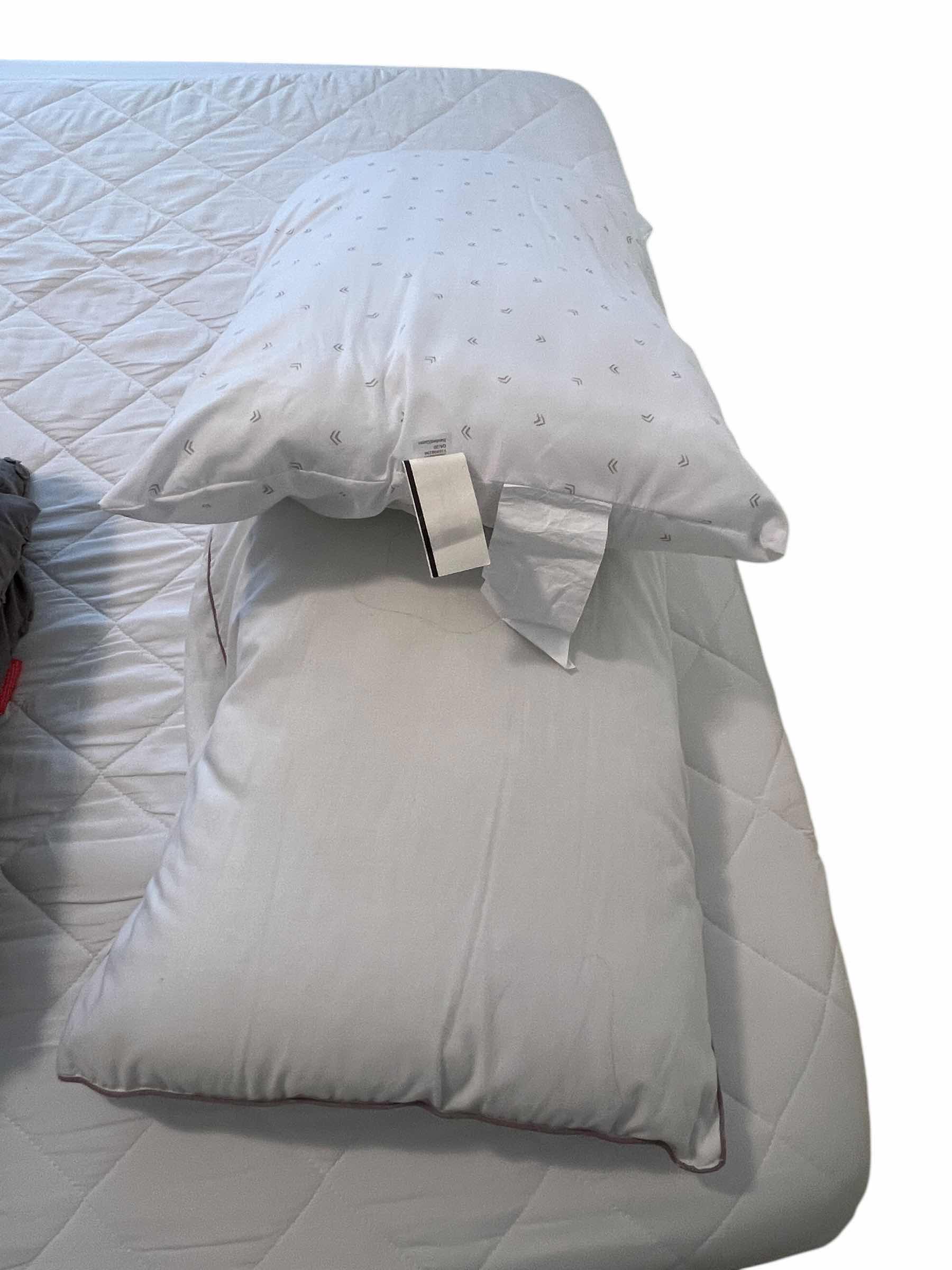 Photo 1 of ASSORTED GREY QUEEN SIZE BED COMFORTER AND LINENS WITH TWO REGULAR SIZE PILLOWS
