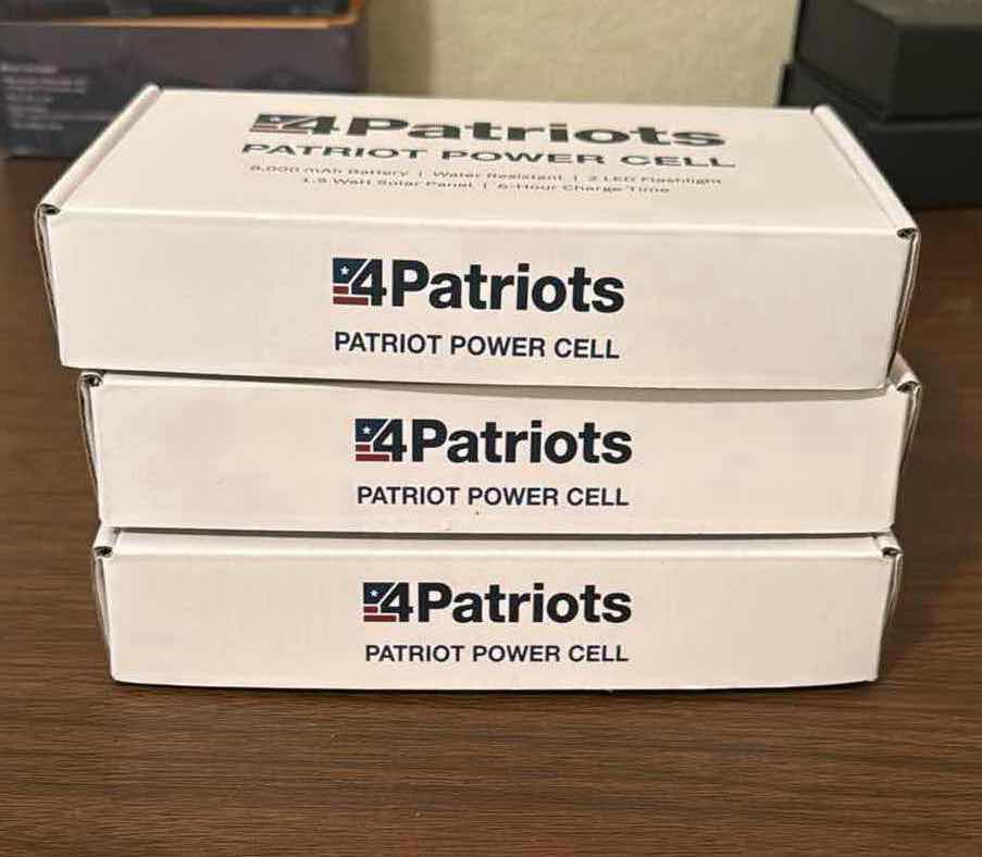 Photo 1 of 3-NIB PATRIOT POWER CELLS