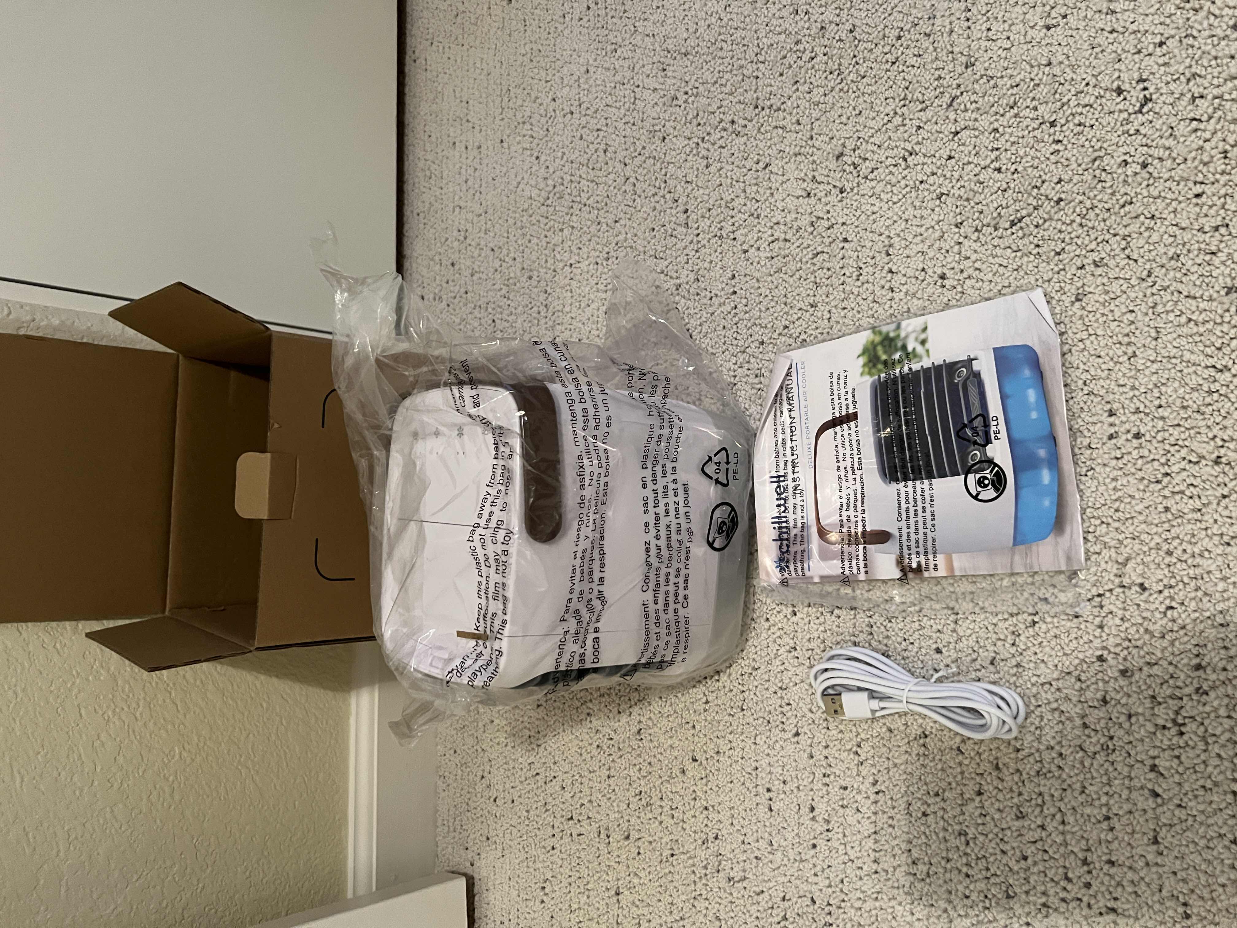 Photo 1 of NIB DELUXE CHILLWELL PORTABLE AIR COOLER