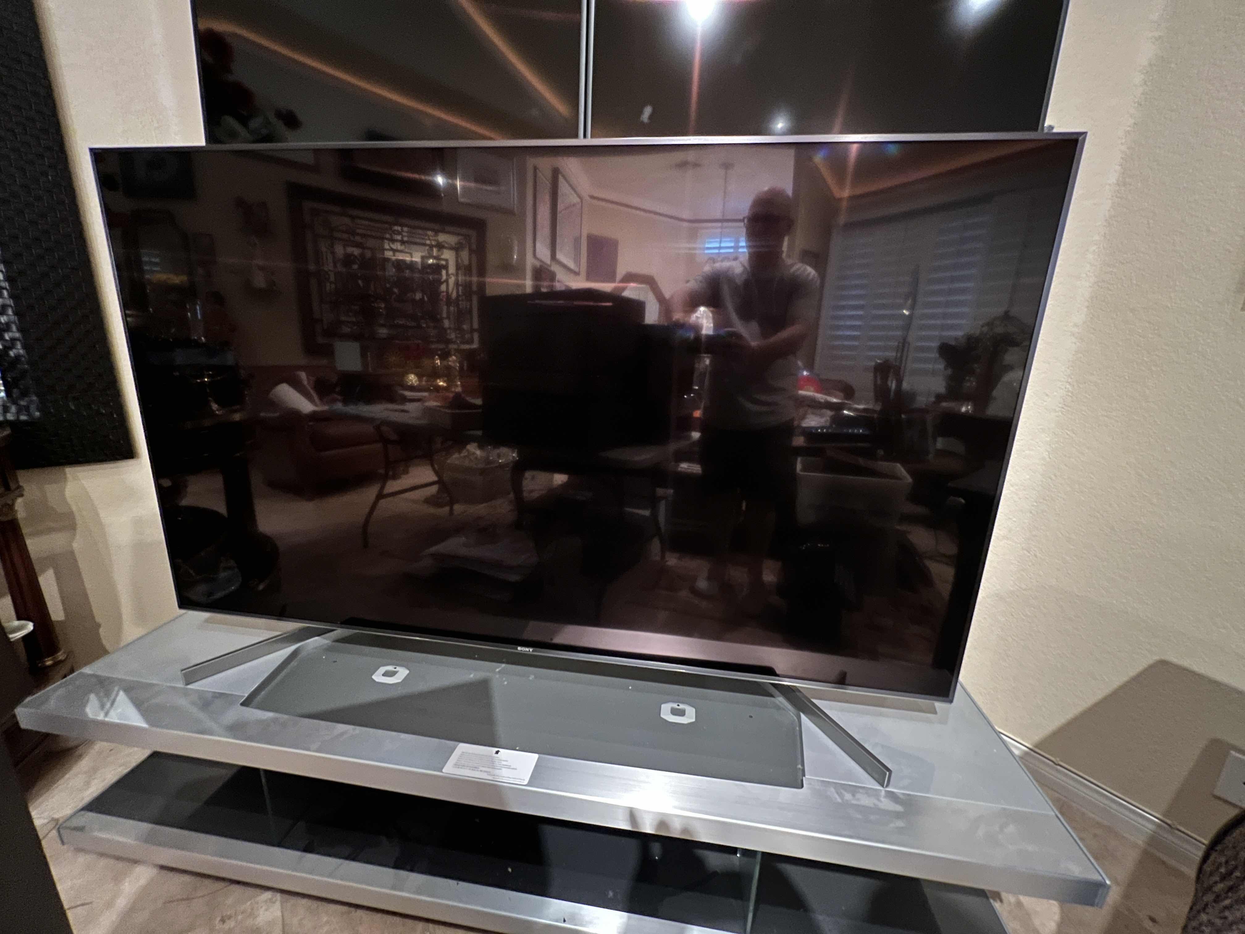 Photo 1 of 76” SONY BREVIA FLATSCREEN SMART TV ON STAND