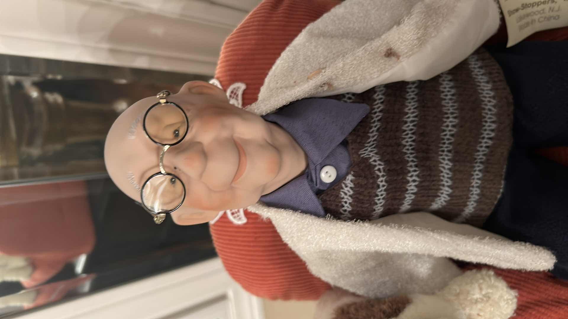 Photo 1 of COLLECTABLE PORCELAIN GRANDPA DOLL H 10"