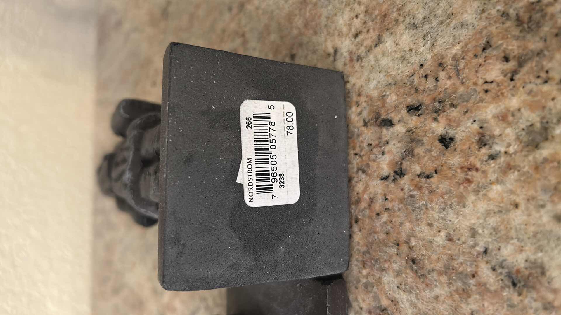 Photo 1 of 2-CAST IRON FIGURAL MAN W BRIEFCASES