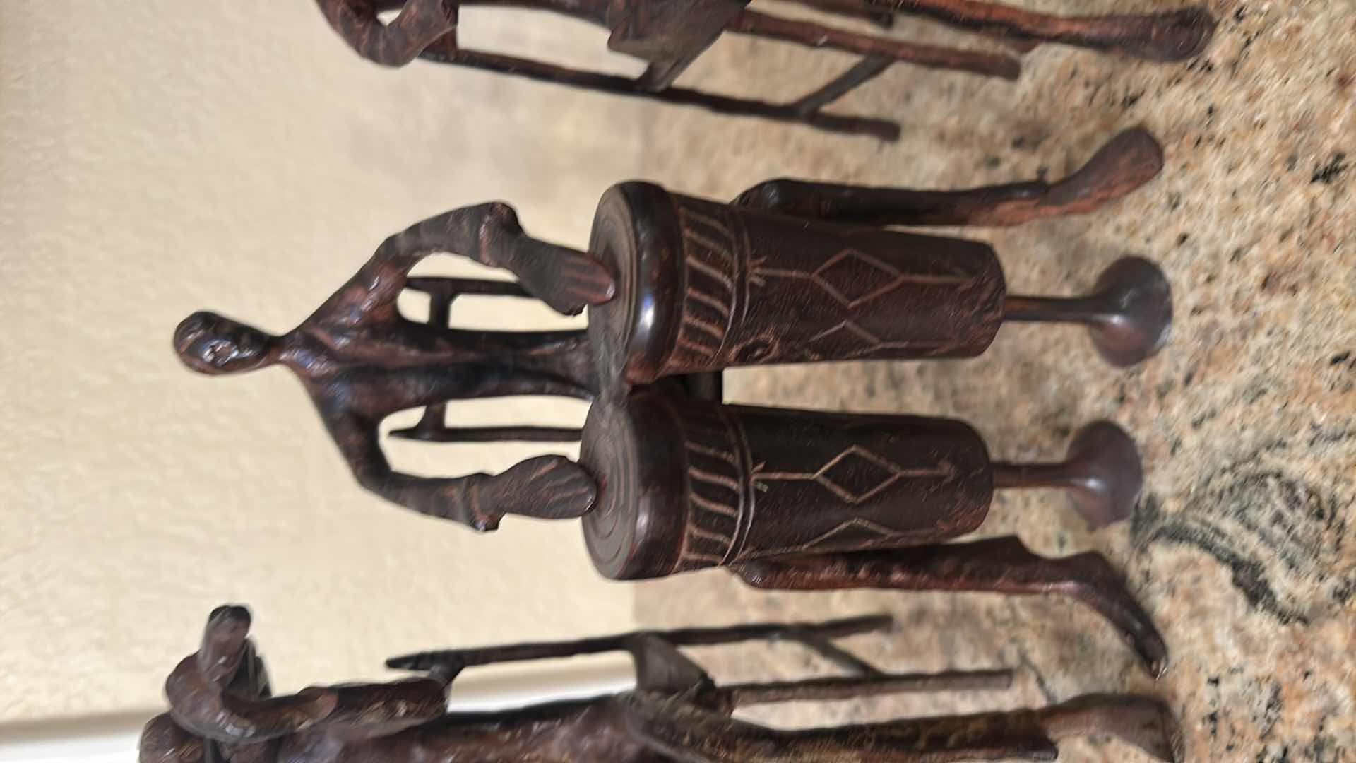 Photo 1 of 3- CAST IRON MUSICAL FIGURES H 9"