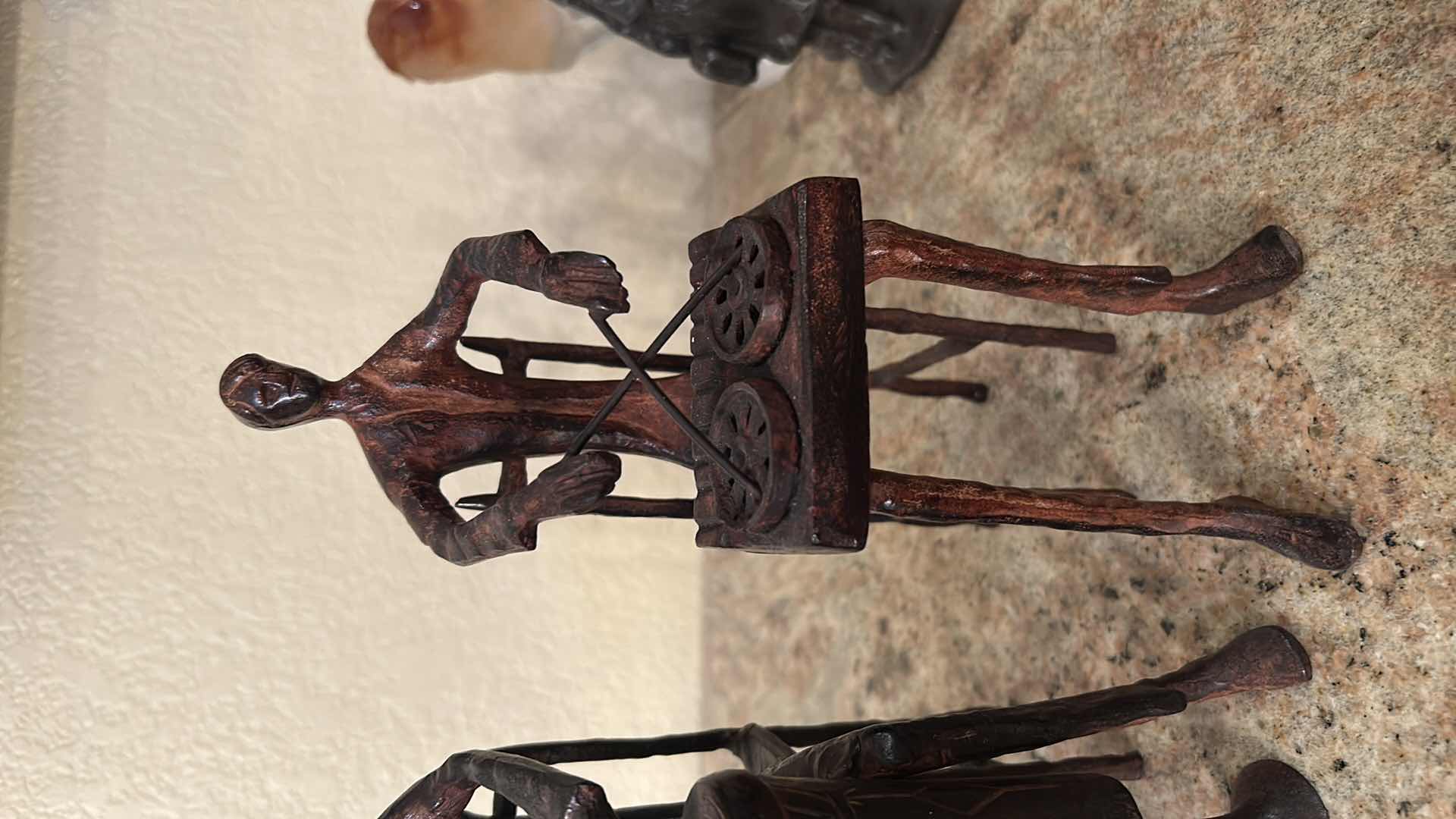 Photo 1 of 3- CAST IRON MUSICAL FIGURES H 9"