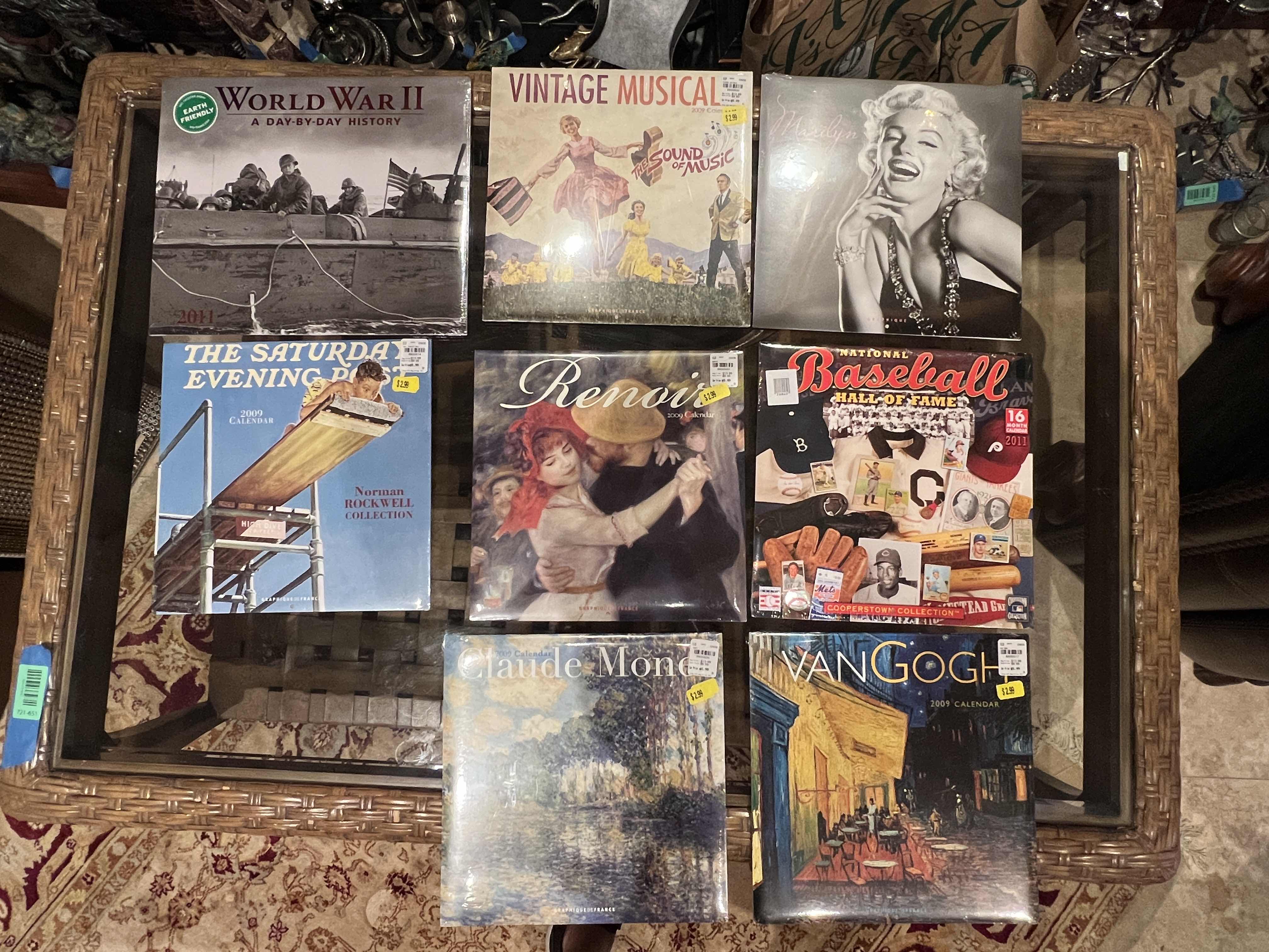 Photo 1 of 8 CALENDARS FROM YEARS 2008-2011 IN PLASTIC