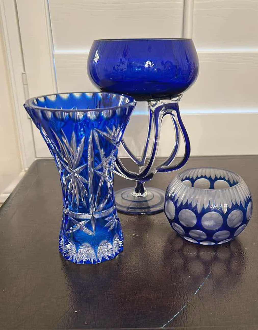 Photo 1 of 3 VINTAGE COBALT BLUE DECORATIVE COLLECTION