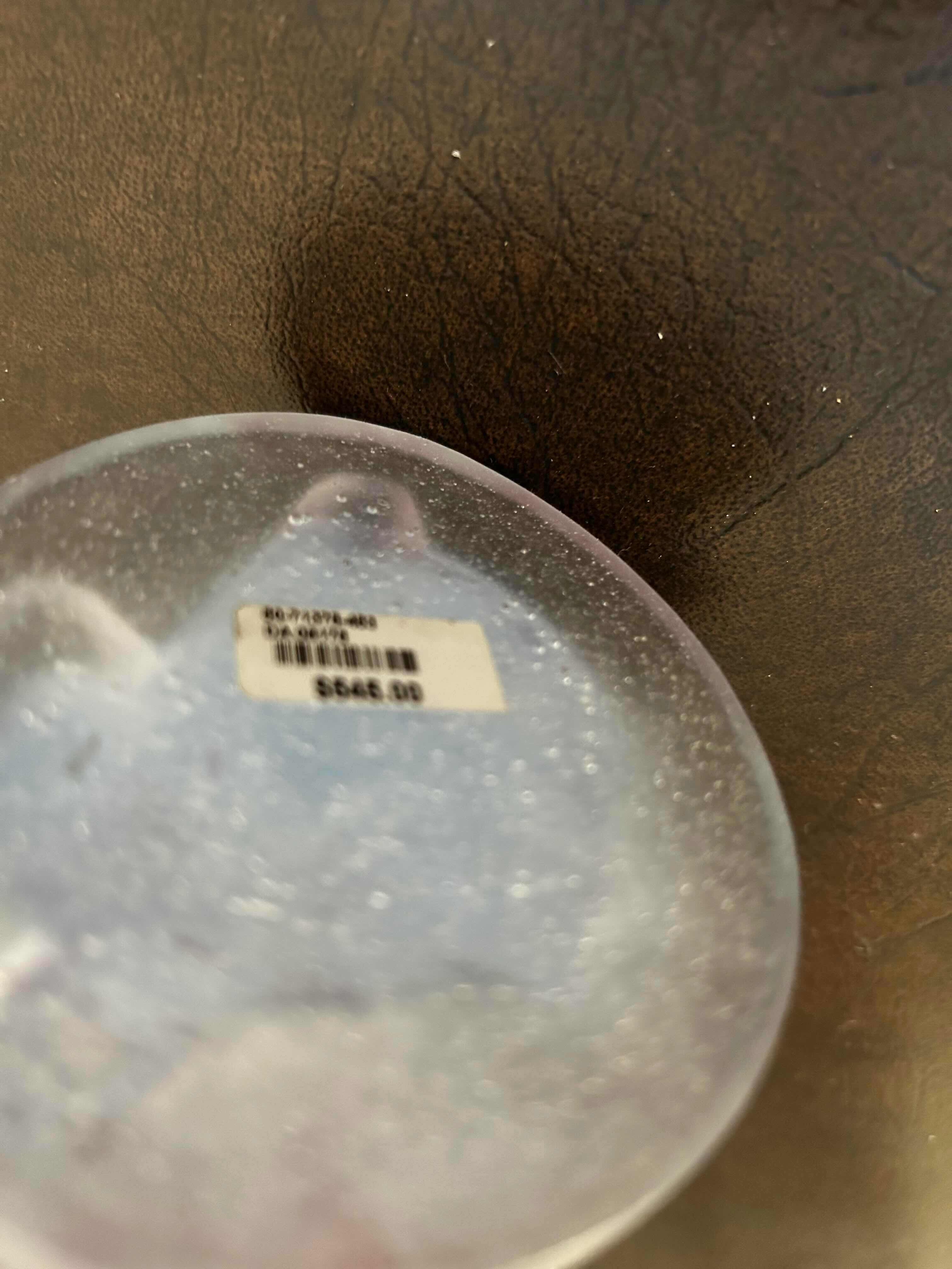 Photo 1 of DAUM PATE DE VERRE FIGURINE H 11"