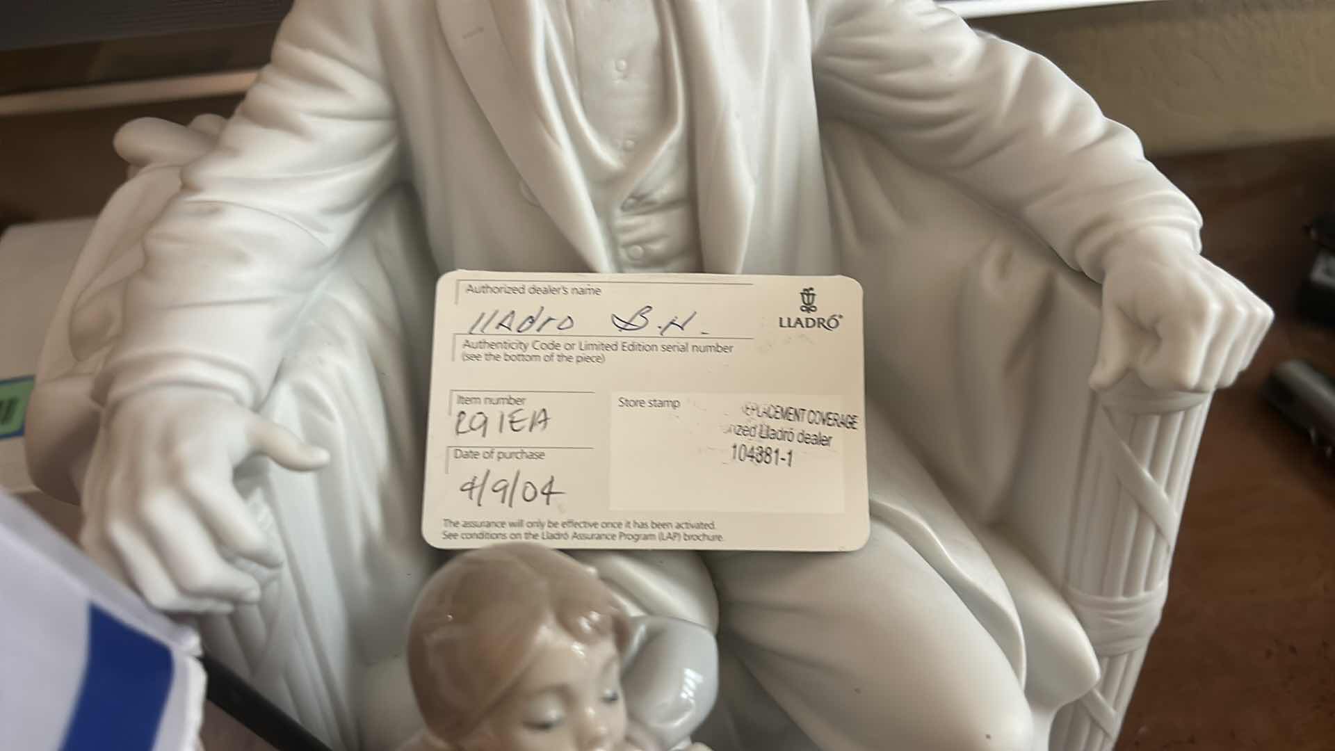 Photo 1 of LLADRO “ABRAHAM LINCOLN” PORCELAIN SCULPTURE, MODEL NUMBER 07554 OR 7554.
• IT IS A LIMITED EDITION PIECE, WITH A TOTAL RUN OF 2,500 UNITS. H24”