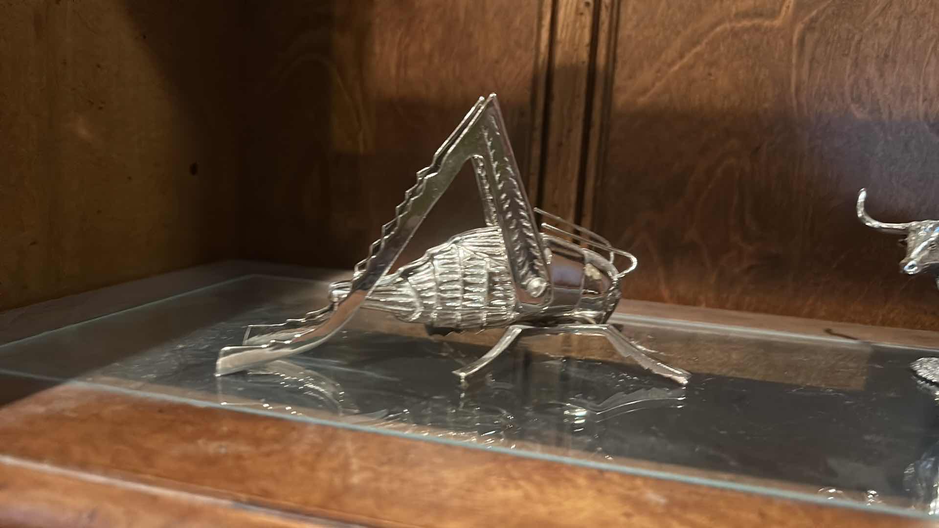 Photo 1 of 3 SILVER PCS, CRICKET, BULL FROM NEIMAN MARCUS AND CAR ORNAMENT