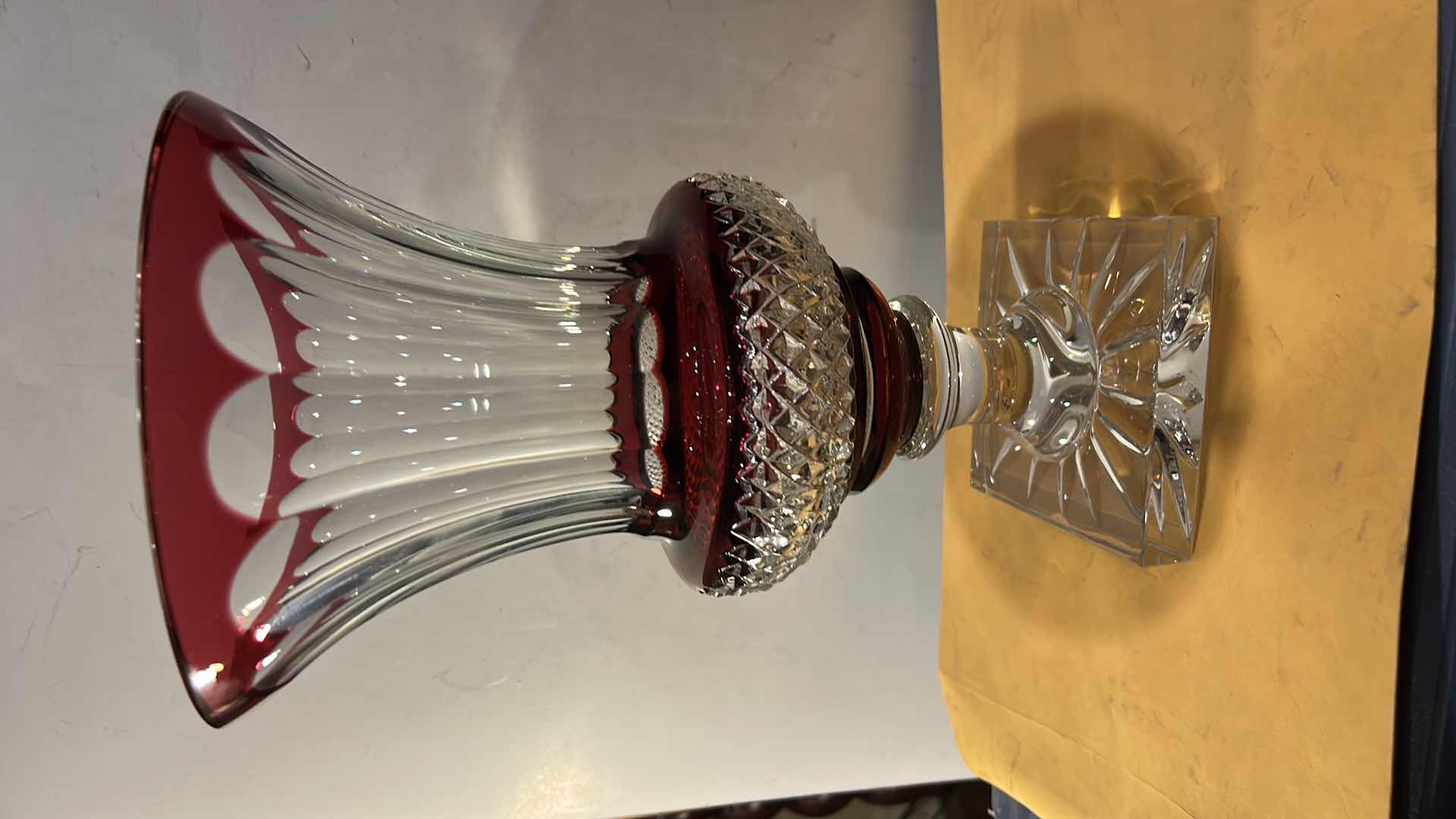 Photo 1 of AG FABVAS CUT CRYSTAL VASE $1590