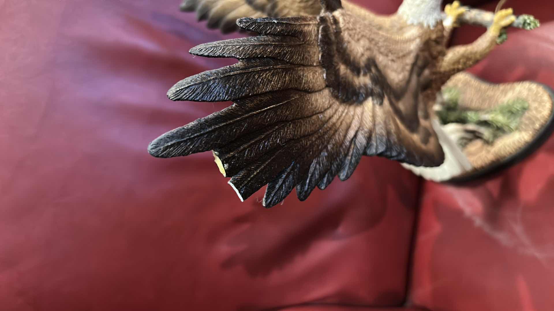 Photo 1 of 3 RESIN EAGLE SCULPTURES (TALLEST H16”)
