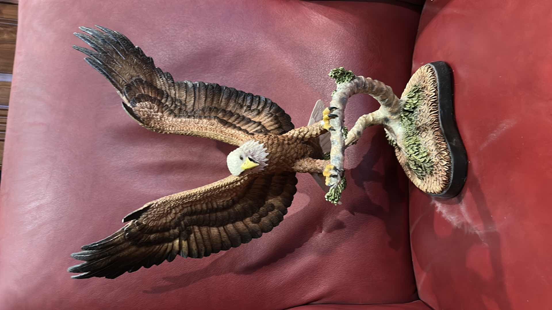 Photo 1 of 3 RESIN EAGLE SCULPTURES (TALLEST H16”)
