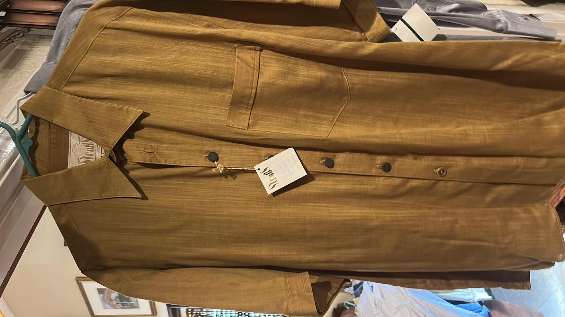 Photo 1 of 4 MENSWEAR PCS - 3 NEW MENS STUBS COLLARED SHIRTS SIZE XL & 1 WRANGLER