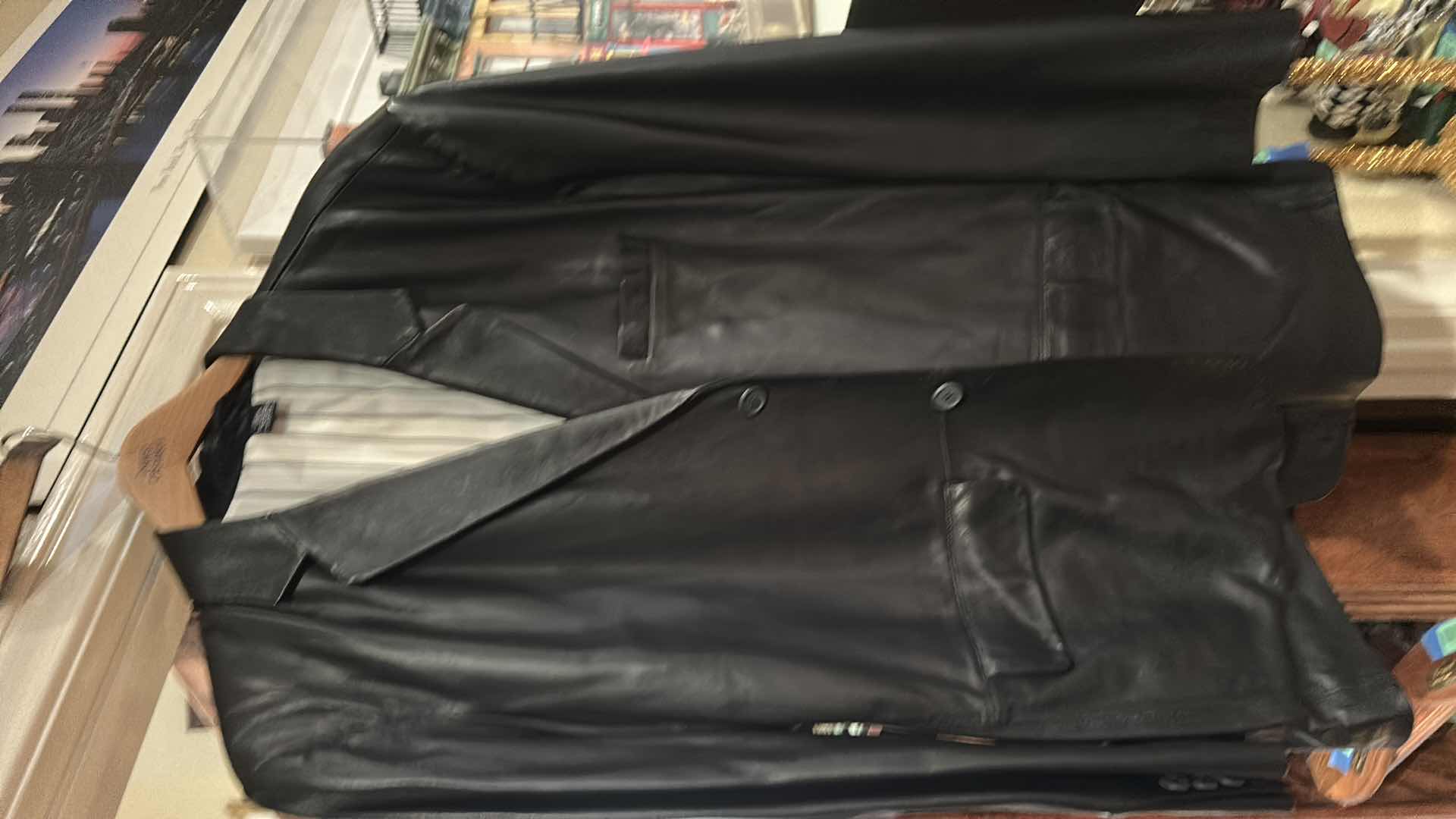 Photo 1 of 5 MENS DESIGNER LEATHER JACKETS SIZE L XL