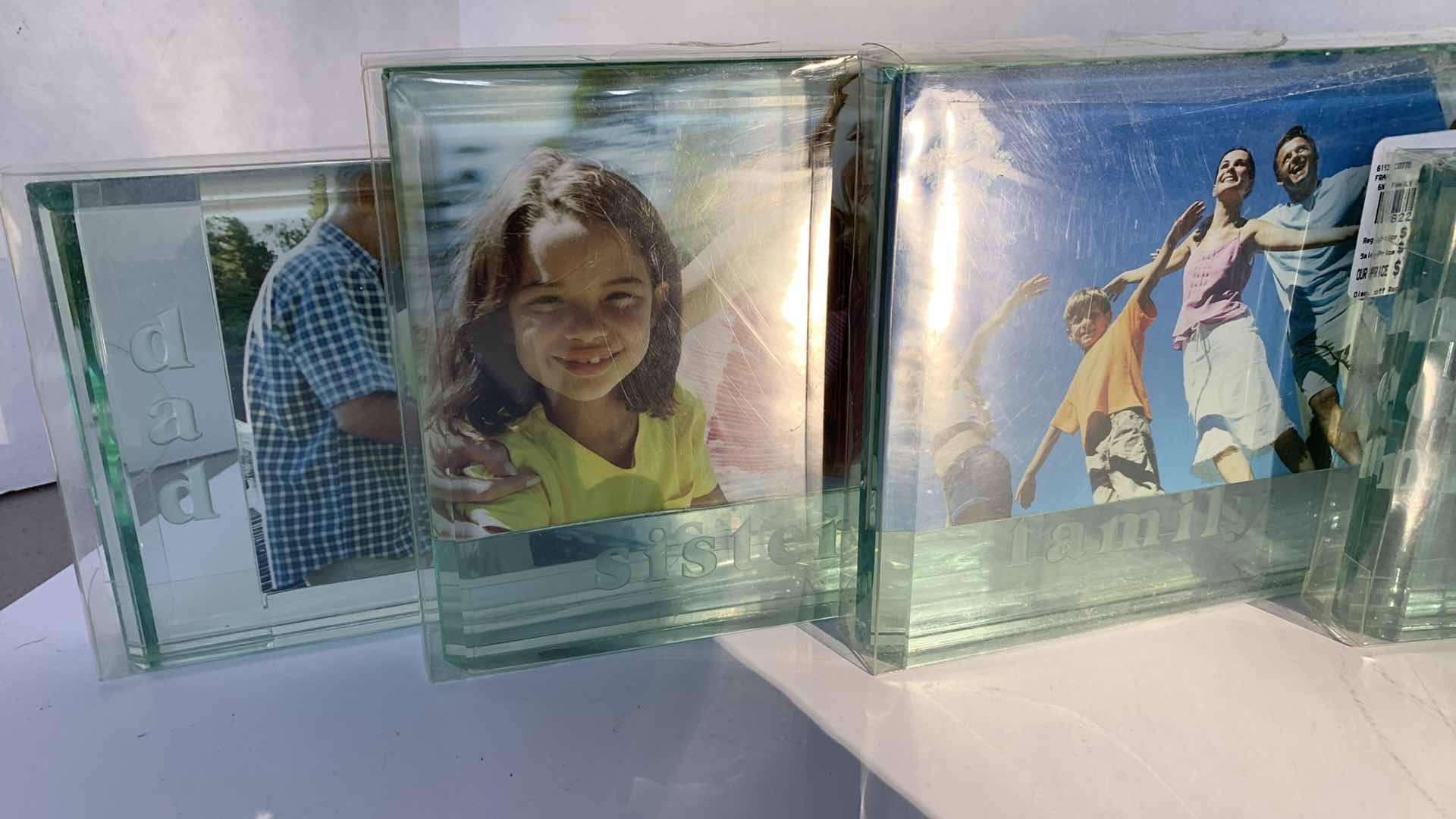 Photo 1 of 6 BEVELED GLASS FAMILY PHOTO FRAMES