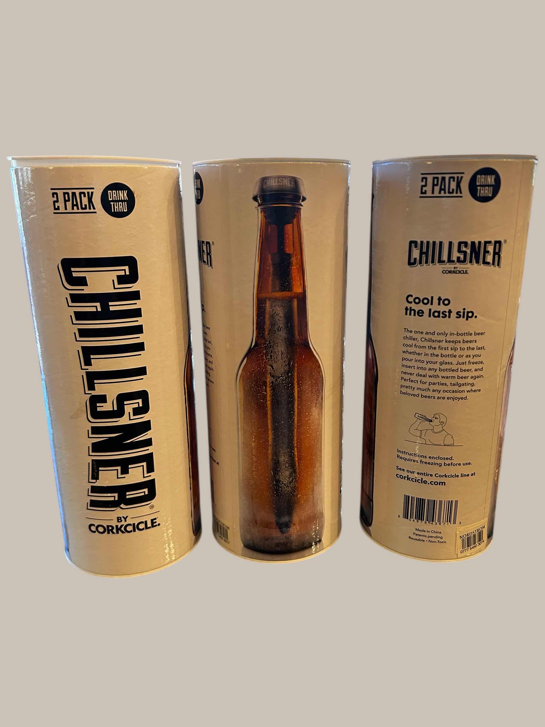 Photo 1 of 3- 2PACK CHILLSNER BY CORKCICLE