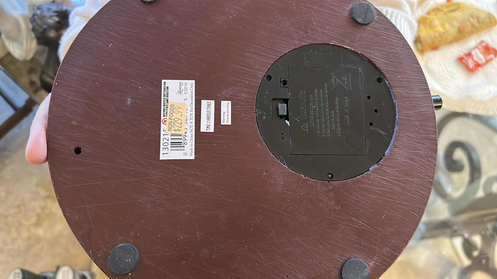 Photo 1 of no sound-----------nonfunctional -----------ROMAN MUSICAL NATIVITY TREE TRIPLE ROTATION H 16"