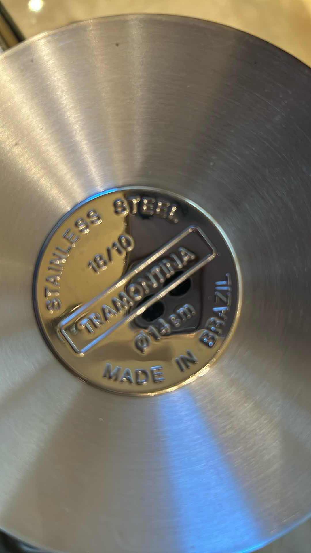 Photo 1 of 2 -TRAMONTINA STAINLESS STEEL SAUCE PANS W LIDS