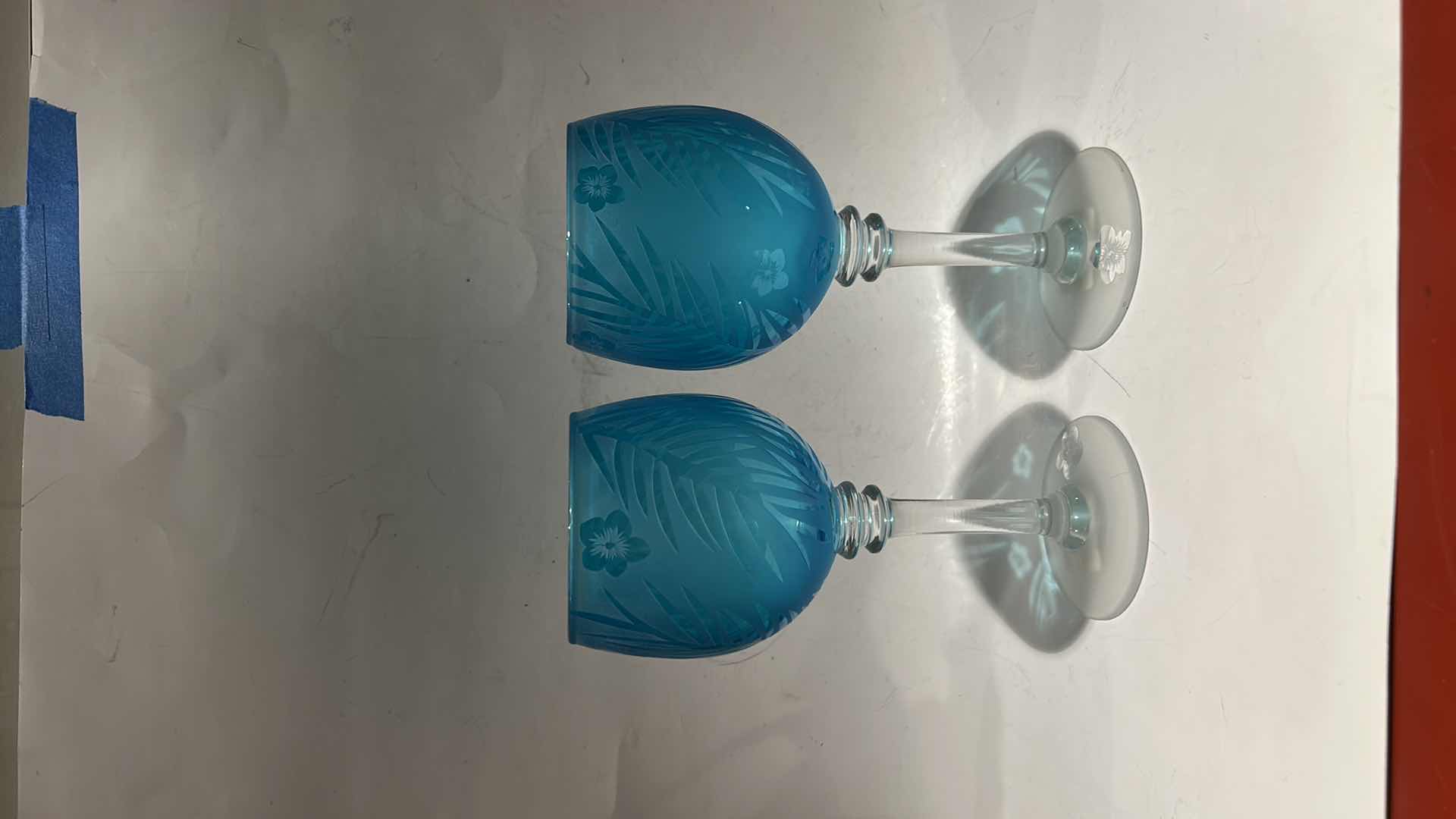 Photo 1 of 2 PC TOMMY BAHAMAS GLASS WARE