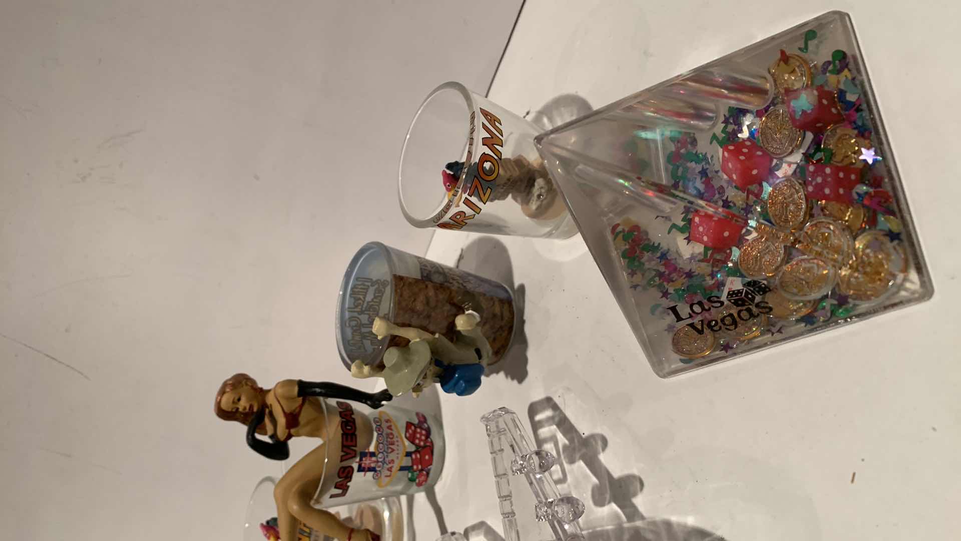 Photo 1 of 5 SHOT GLASSES AND LAS VEGAS ITEMS
