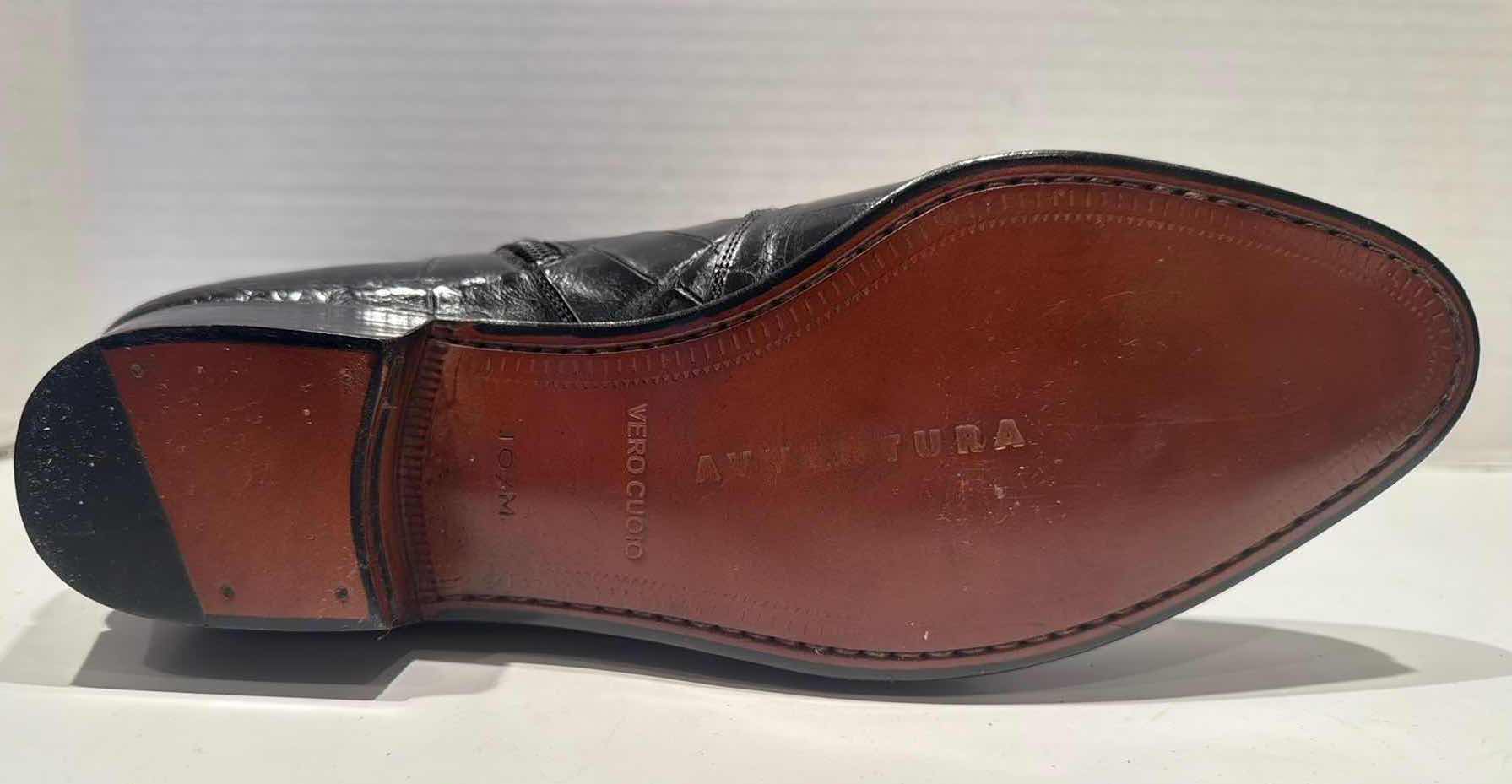 Photo 1 of AVENTURA BLACK SKIN LEATHER MEN’S ANKLE DRESS BOOTS (SIZE 10 M)-LIKE NEW