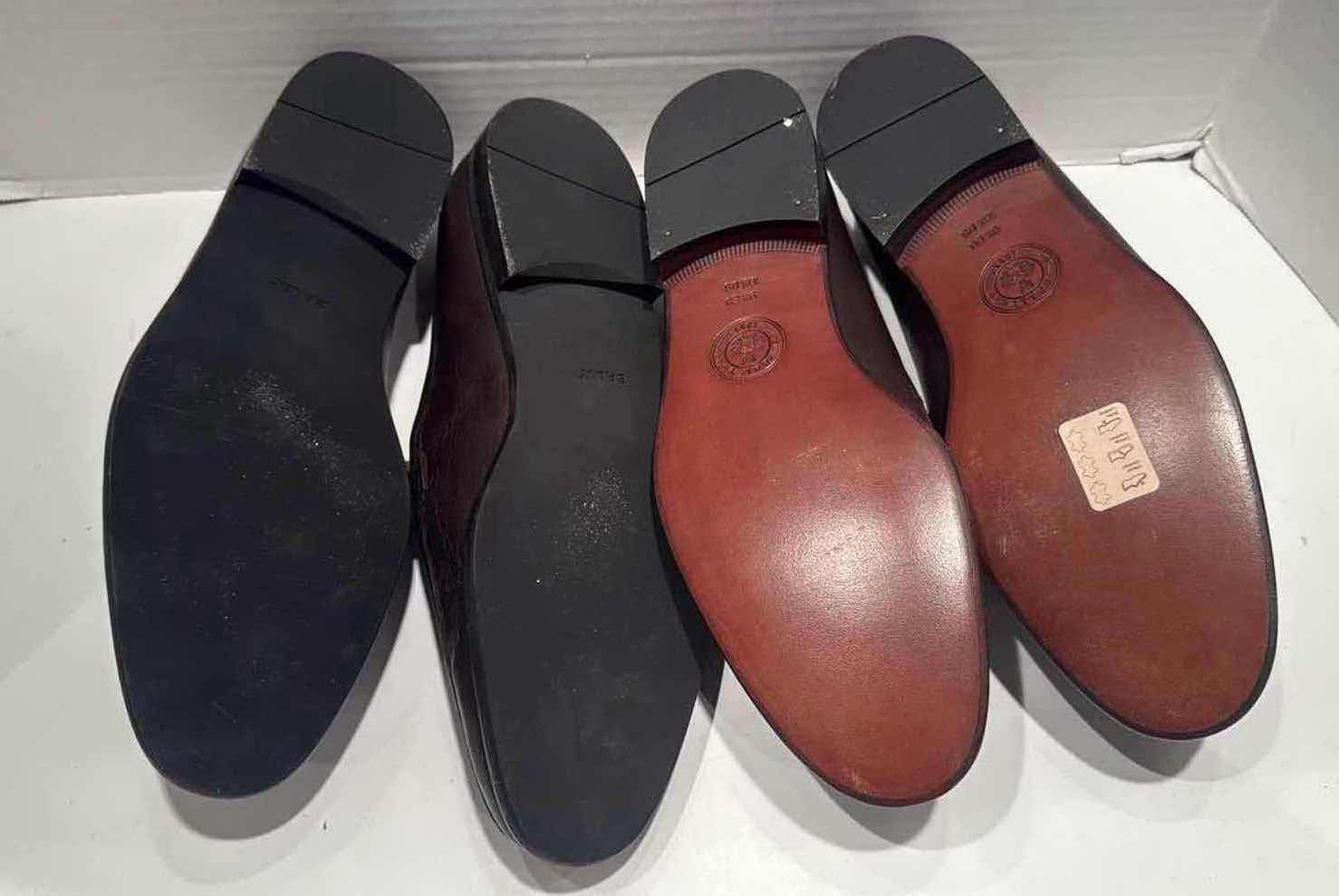 Photo 1 of 2-PAIRS BALLY BROWN LEATHER MEN’S DESIGNER LOAFER SHOES (SIZE 9.5)