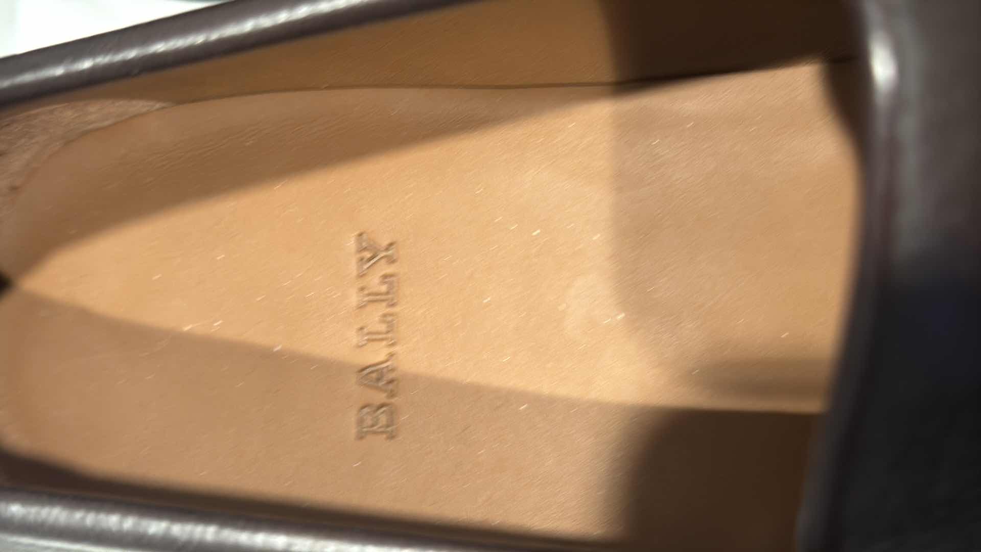 Photo 1 of 2-PAIRS BALLY BROWN LEATHER MEN’S DESIGNER LOAFER SHOES (SIZE 9.5)