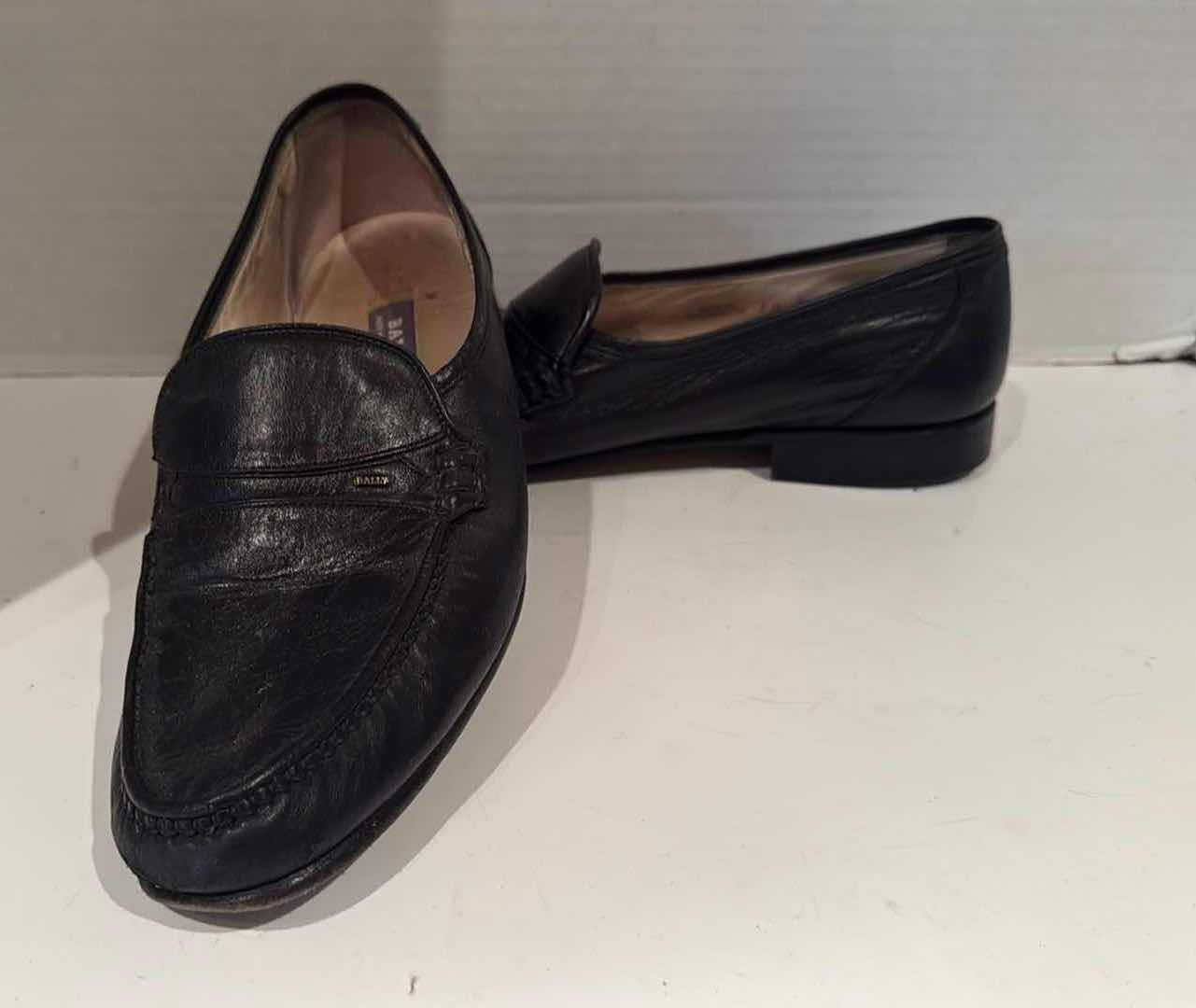 Photo 1 of 2-PAIRS MEN’S BALLY DESIGNER LOAFER SHOES (SIZE 10)