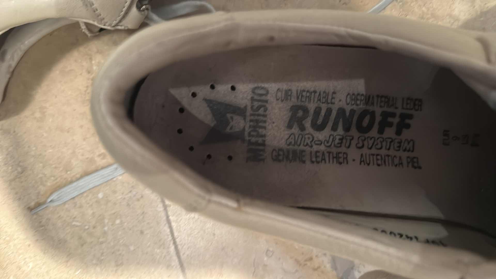 Photo 1 of 2-PAIRS MEN’S MEPHISTO RUNNING SHOES (SIZE 9.5)