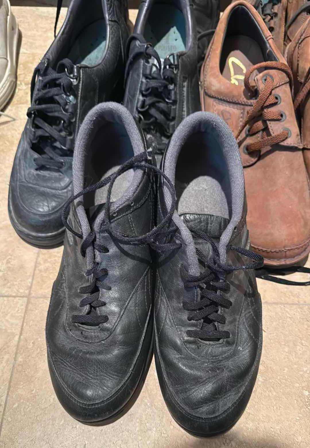 Photo 1 of 5-PAIRS MEN’S SHOES (SIZE 9-10)