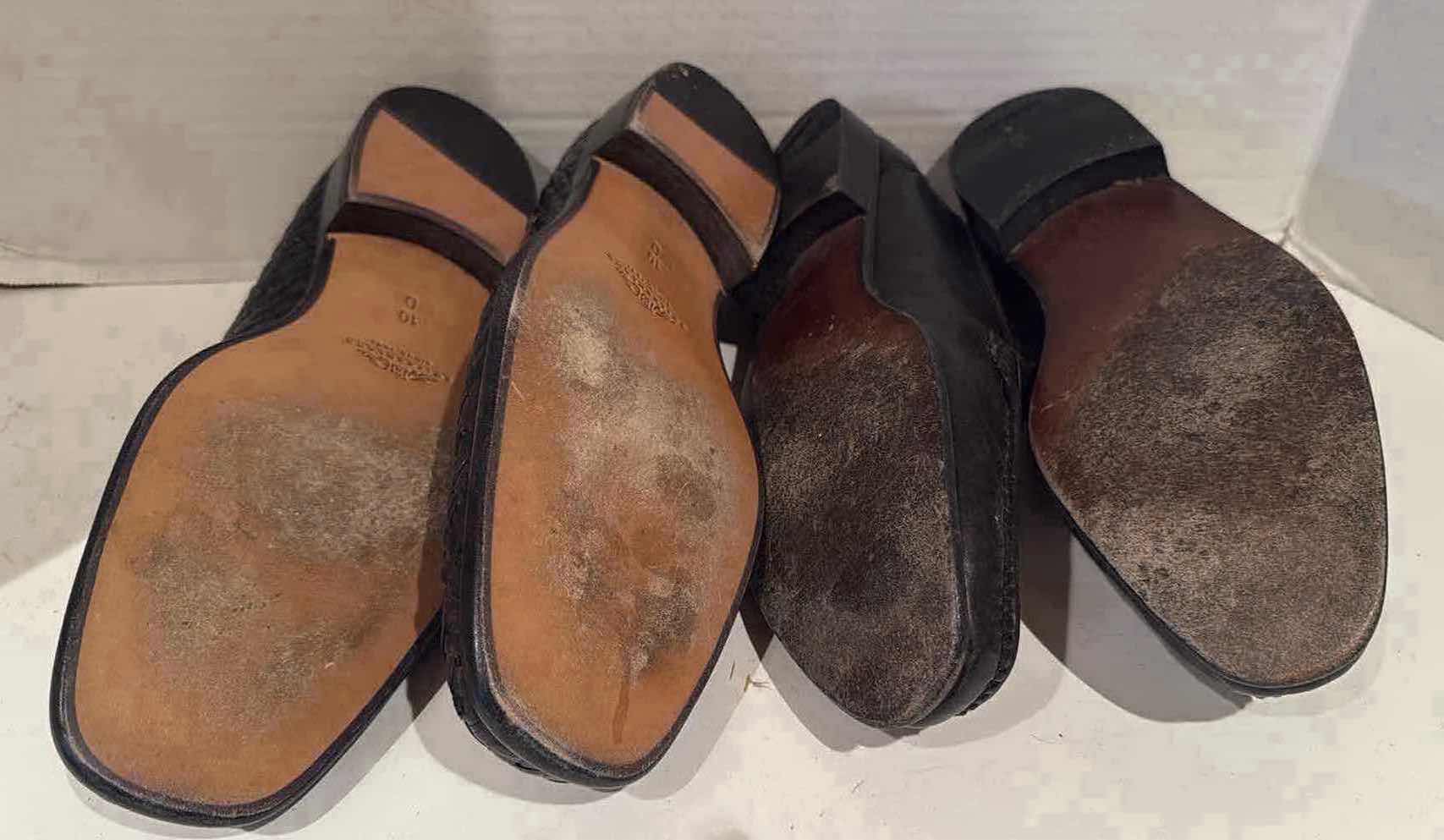 Photo 1 of 2-PAIRS MEN’S BALLY DESIGNER LOAFER SHOES (SIZE 10)