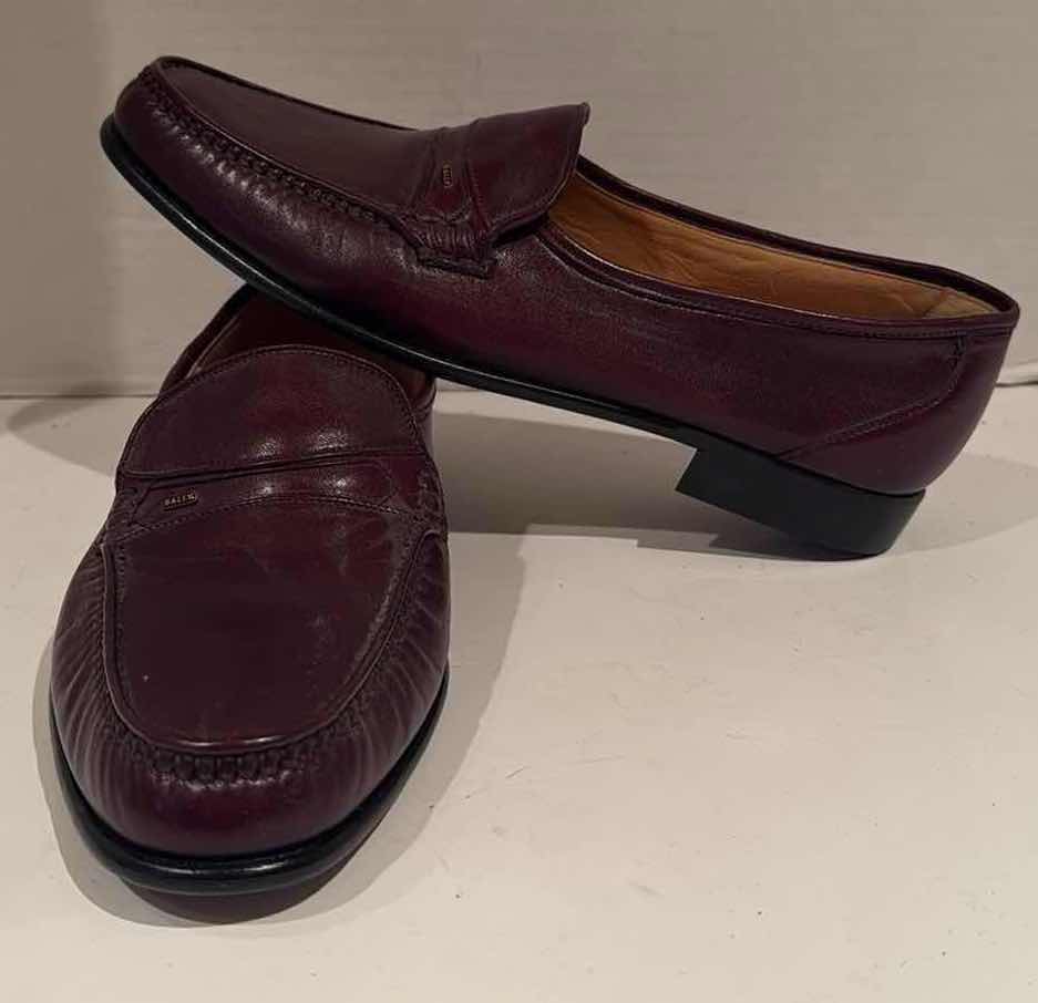 Photo 1 of 2-PAIRS MEN’S BALLY DESIGNER LOAFER SHOES (SIZE 9.5-10)