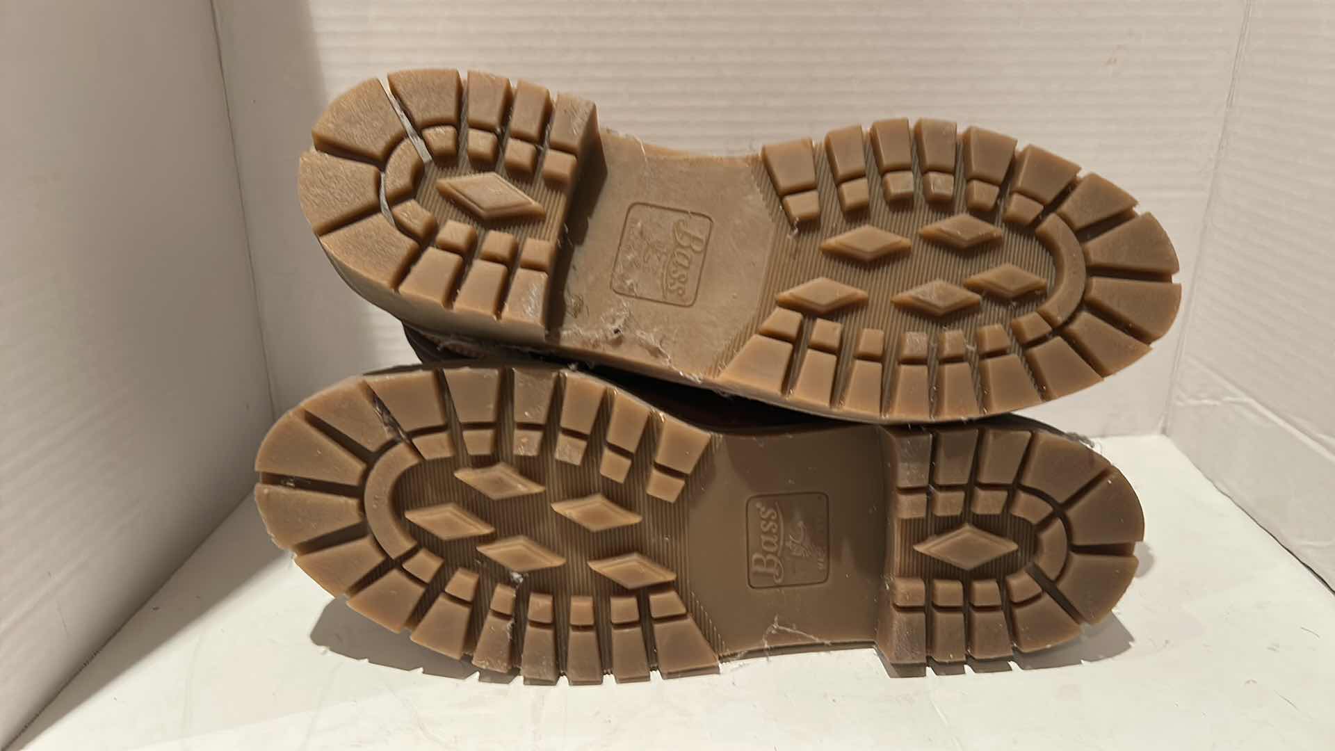 Photo 1 of BASS LEATHER UPPER MENS LACE UP ANKLE BOOTS SIZE 10 M