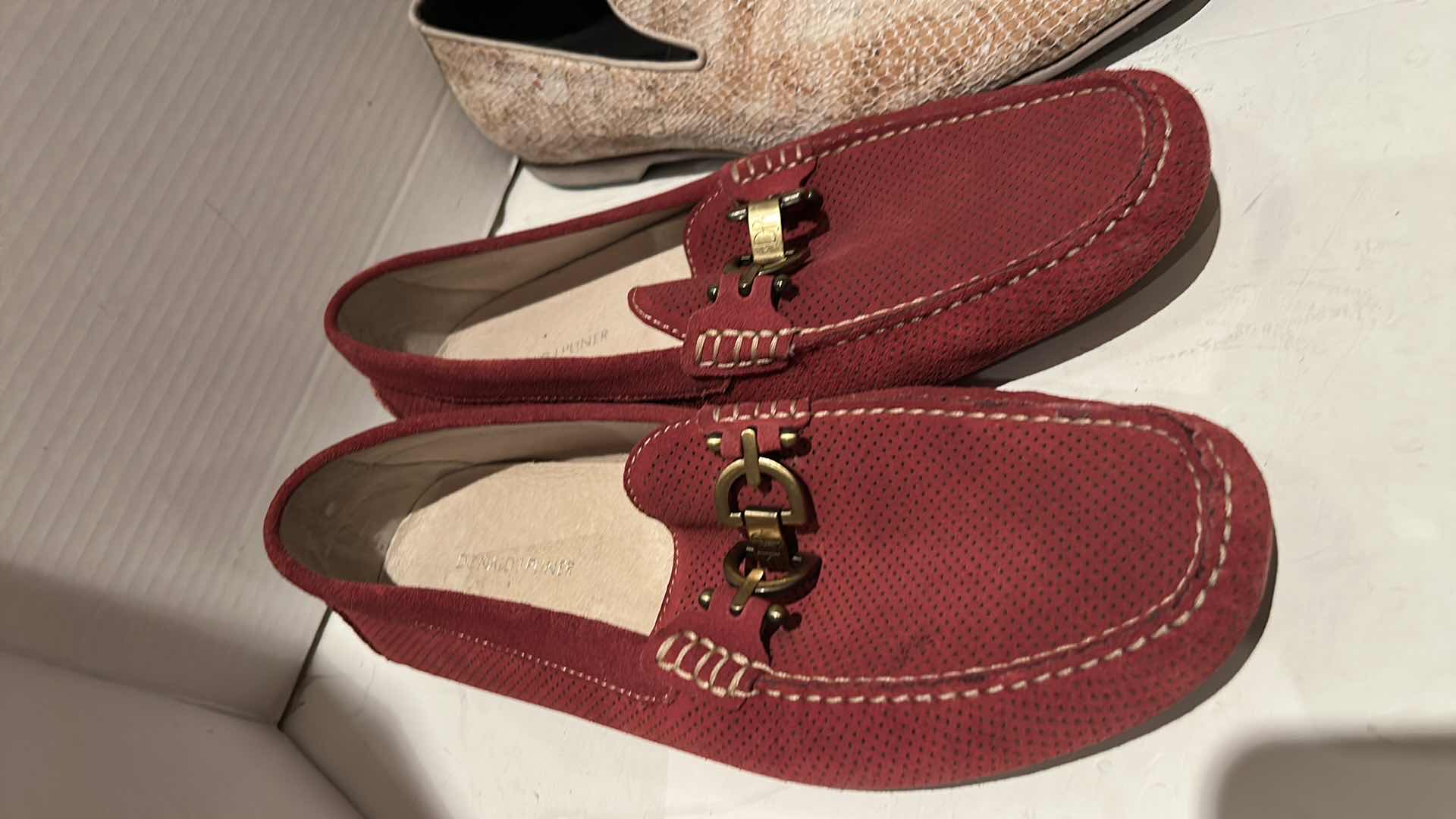 Photo 1 of 3 PAIRS DESIGNER DONALD J PUNER LOAFERS, SIZE 9.5 TO 10.5