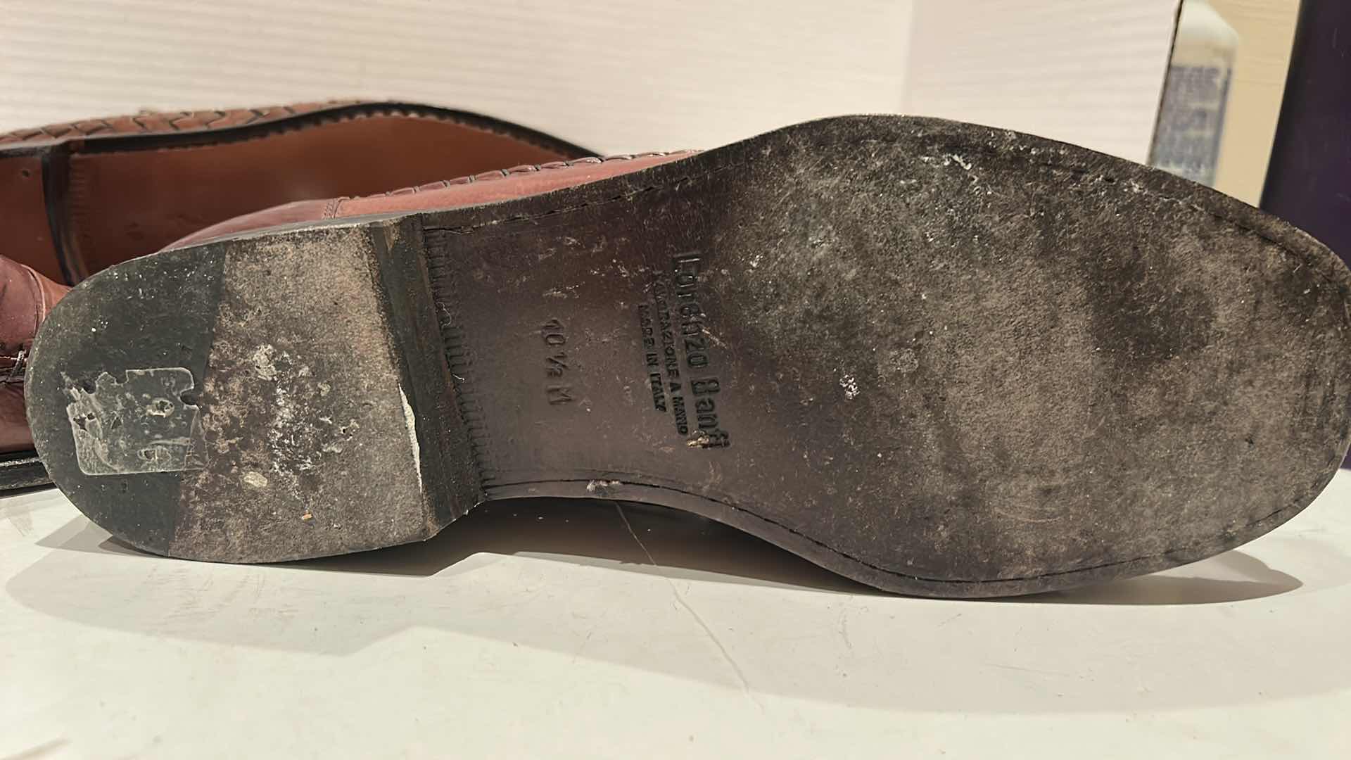 Photo 1 of 2- DESIGNER AVENTURA MEN'S LEATHER LOAFERS, MADE IN SPAIN (SIZE 10)